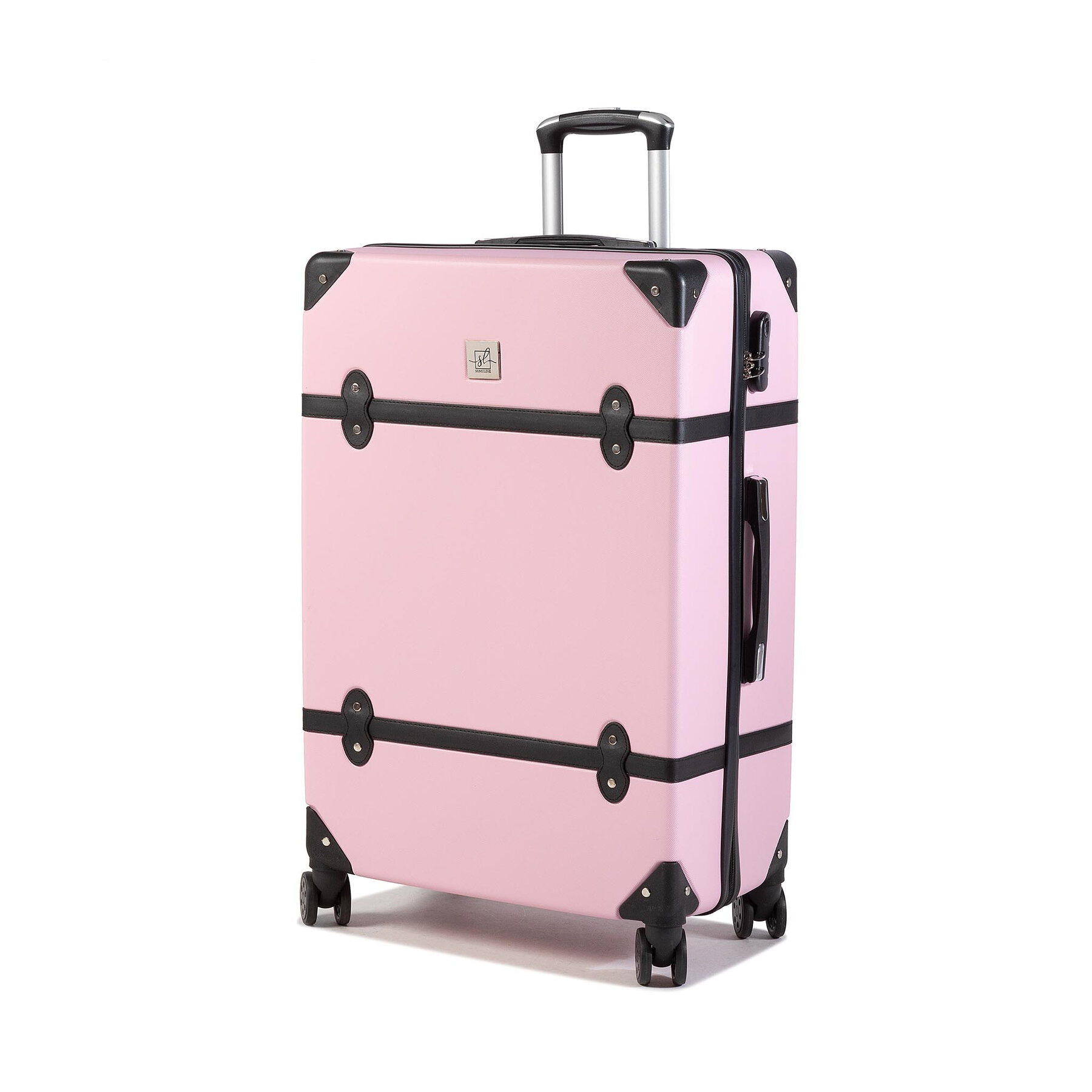 Valigia grande Semi Line T5509-0 28 Rosa, Taglia 00, taglia : 00