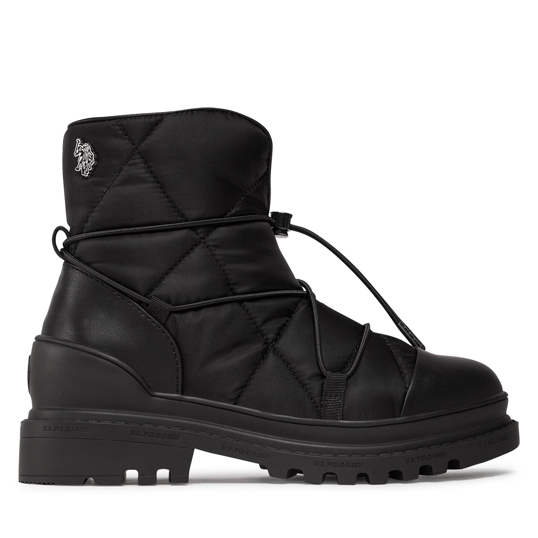 Šnurovacia obuv U.S. Polo Assn. BRUNA011 Čierna
