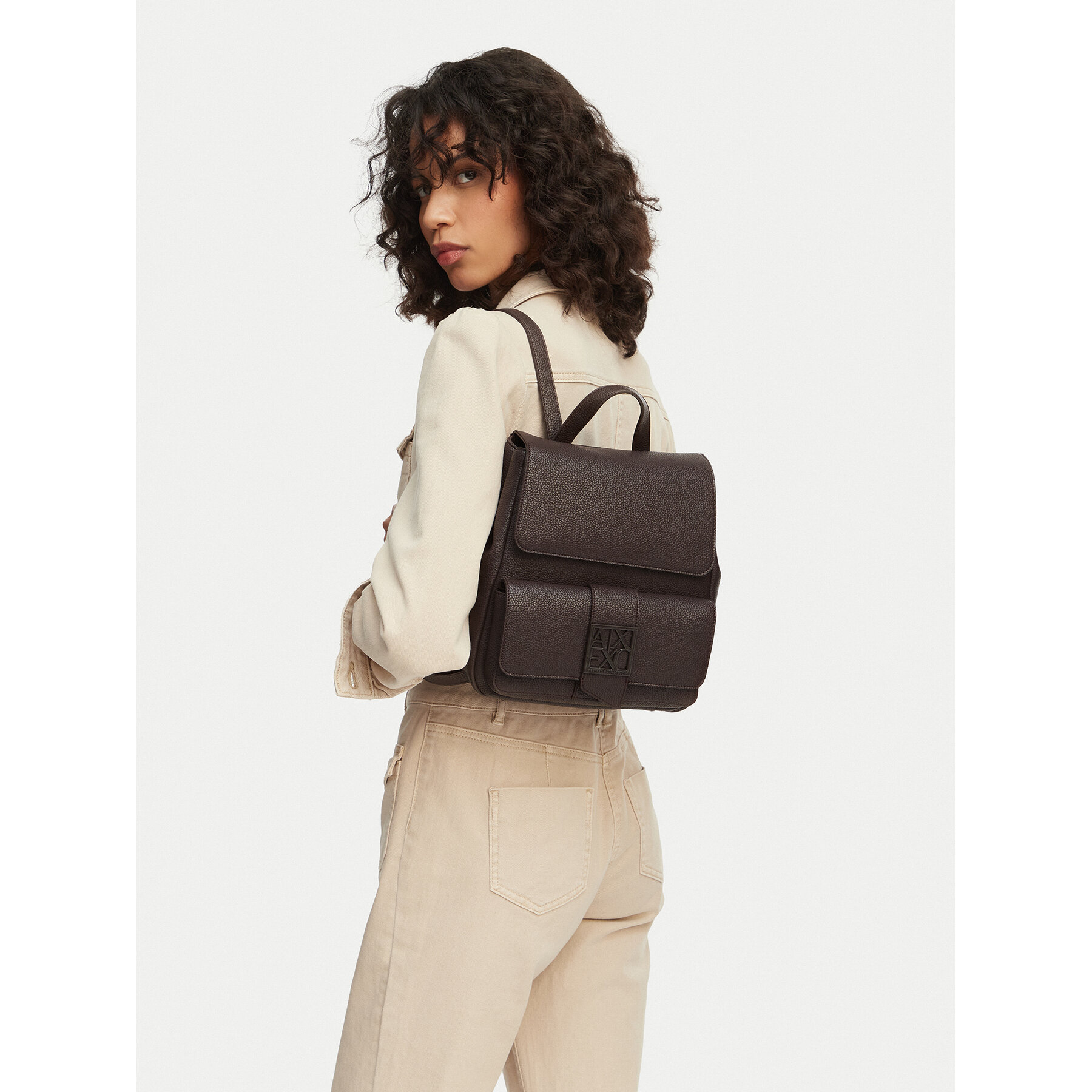 Σακίδιο Armani Exchange XW002591 AF11902 U6018 Καφέ