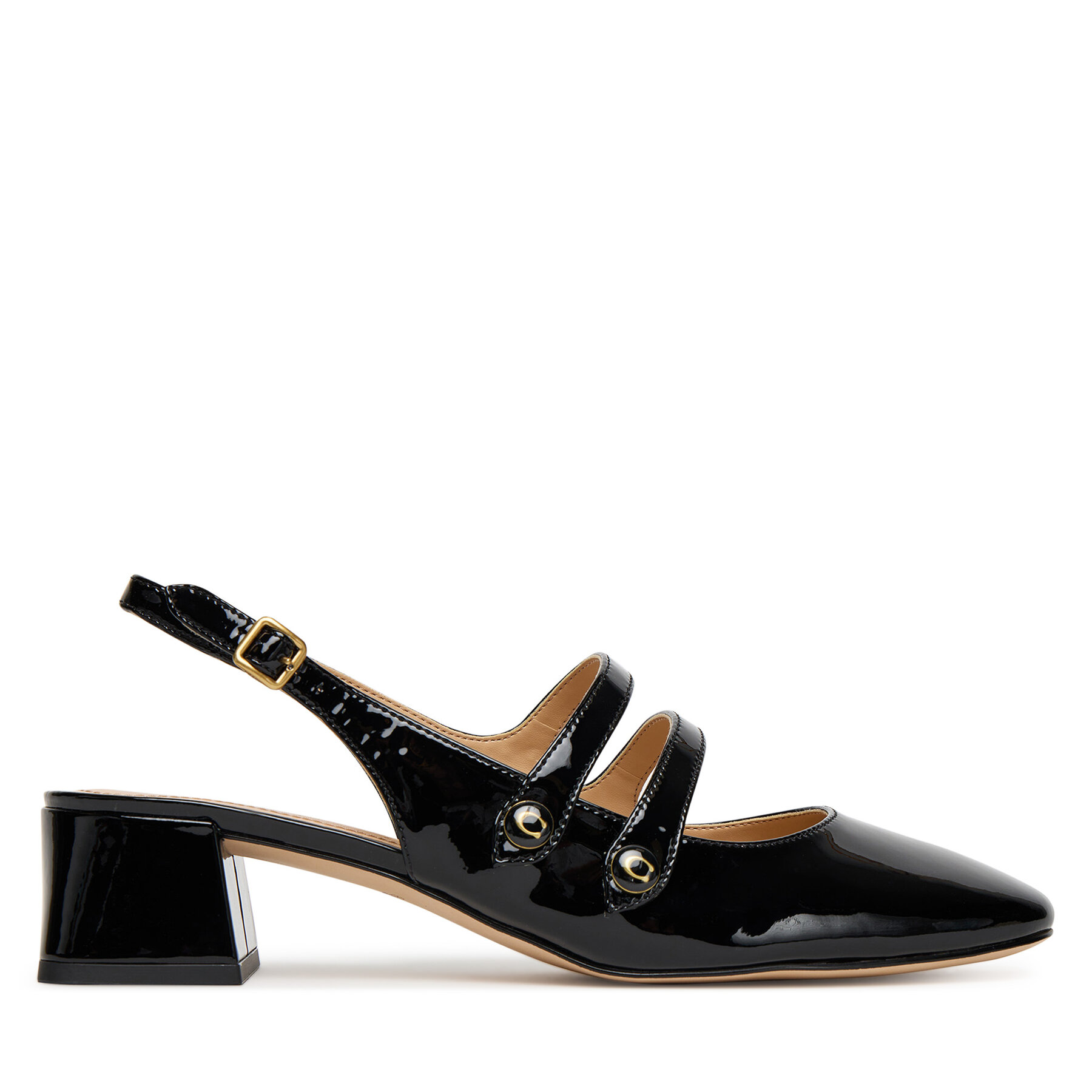 Sandale Coach Winley Slingback Mary Jane CAS42 Crna