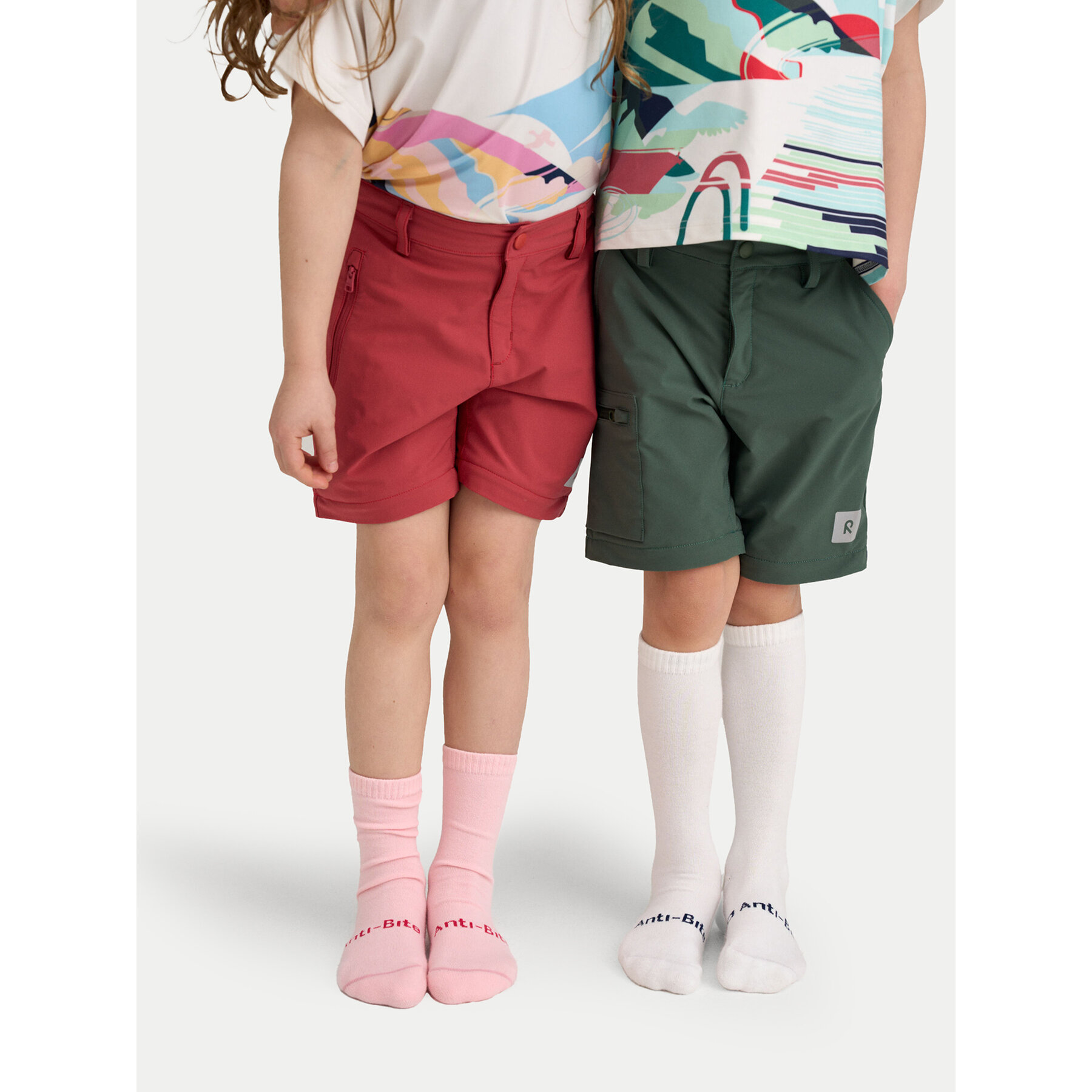 Hohe Kindersocken Reima Insect 5300164A Weiß