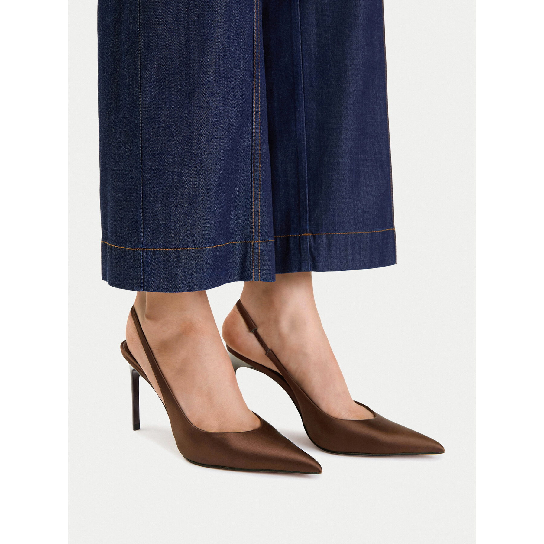 Обувки на ток Nine West EO-TS6380-1 Кафяв
