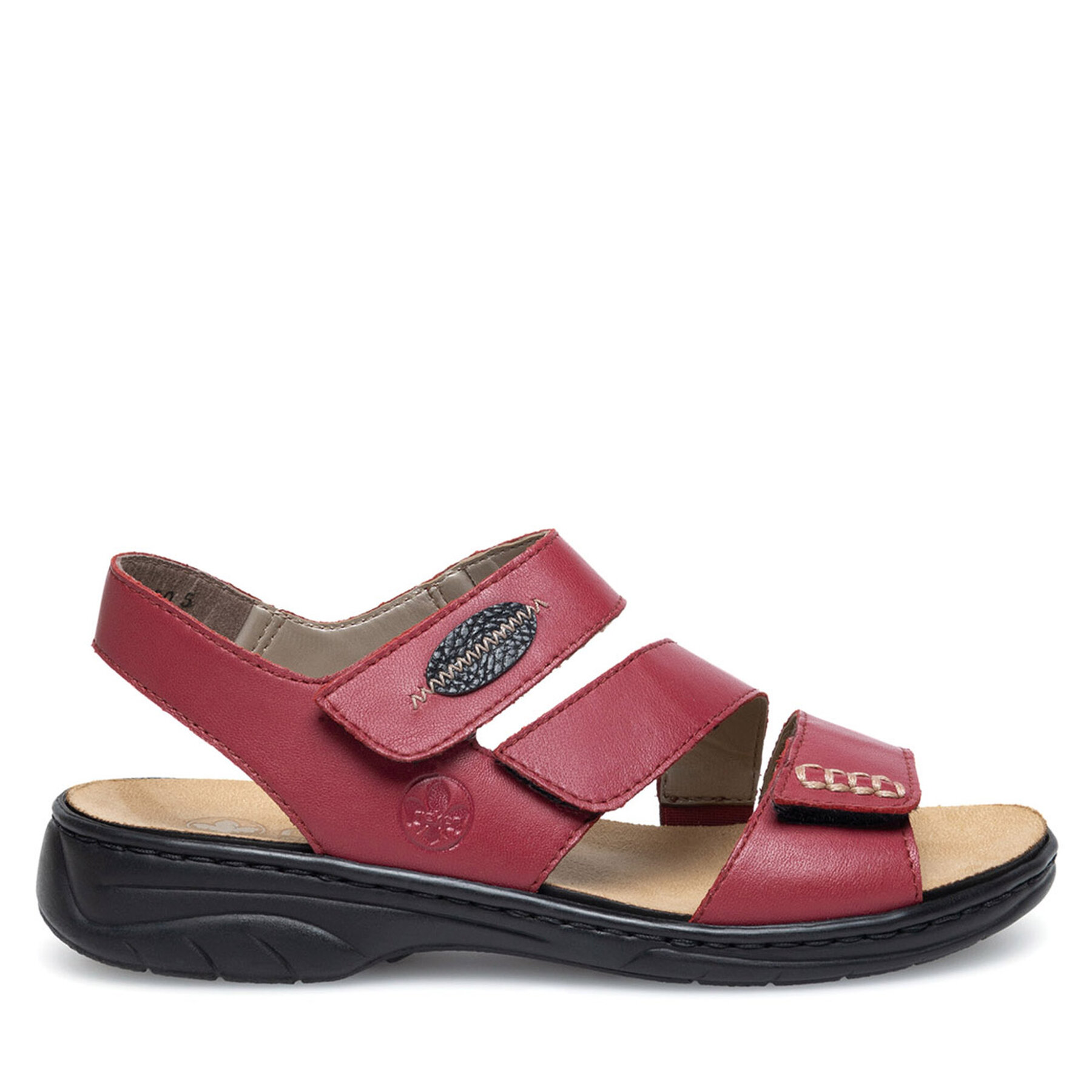Σανδάλια Rieker 64573-33 Κόκκινο