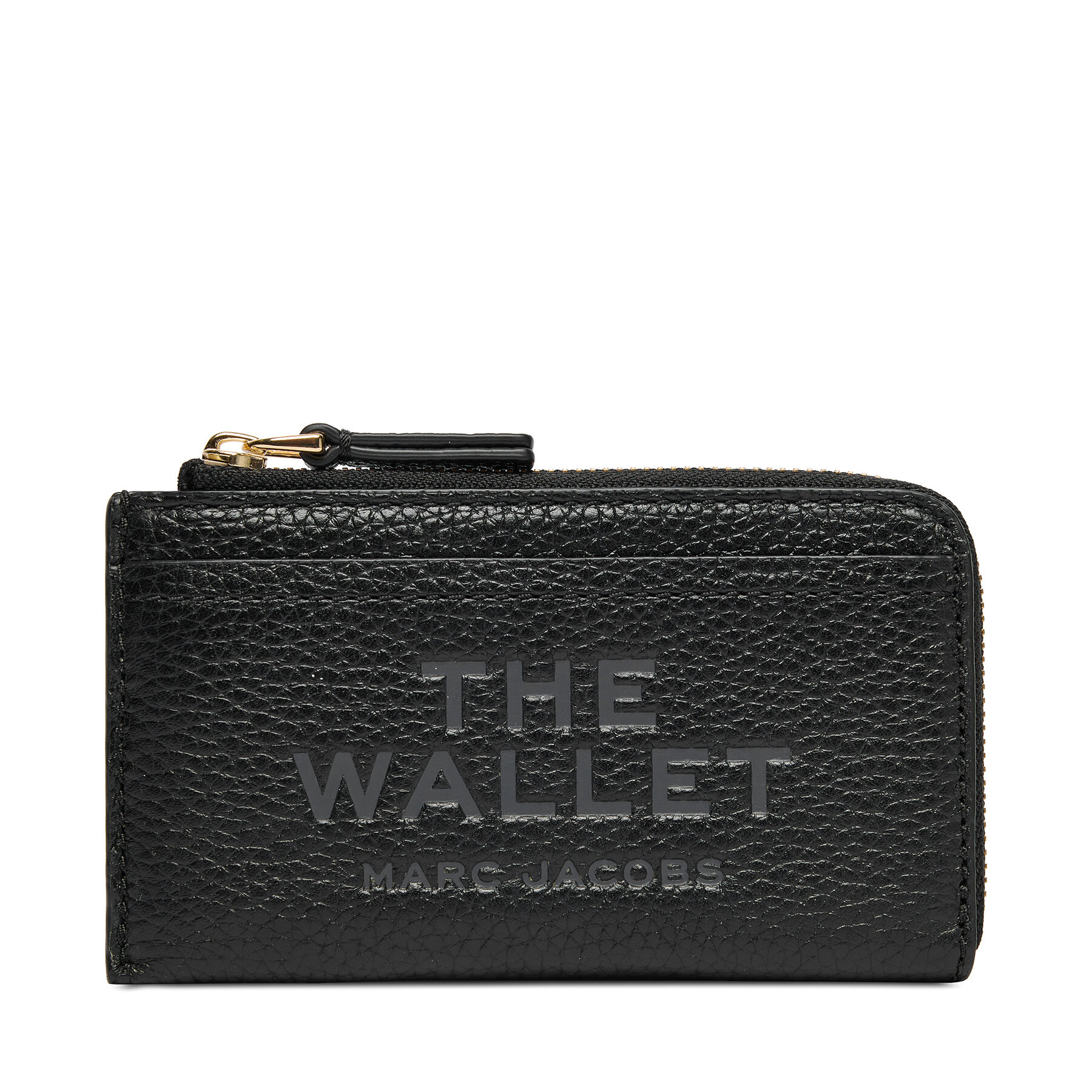 Marc Jacobs Πορτοφόλι για κέρματα Marc Jacobs The Leather Top Zip Multi 2S4SMP010S02 Μαύρο