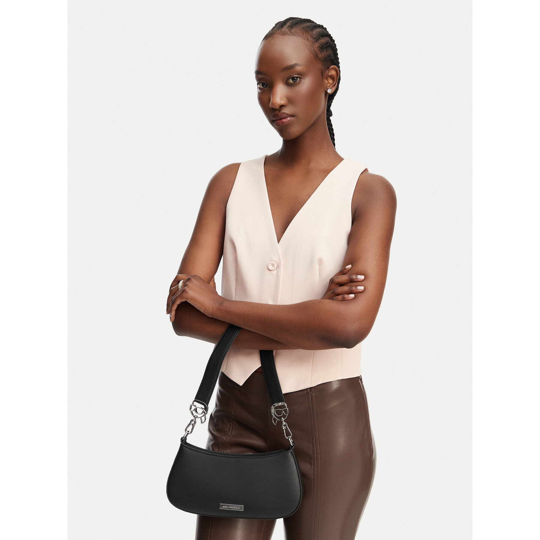 Torbica KARL LAGERFELD B2W30180 Crna