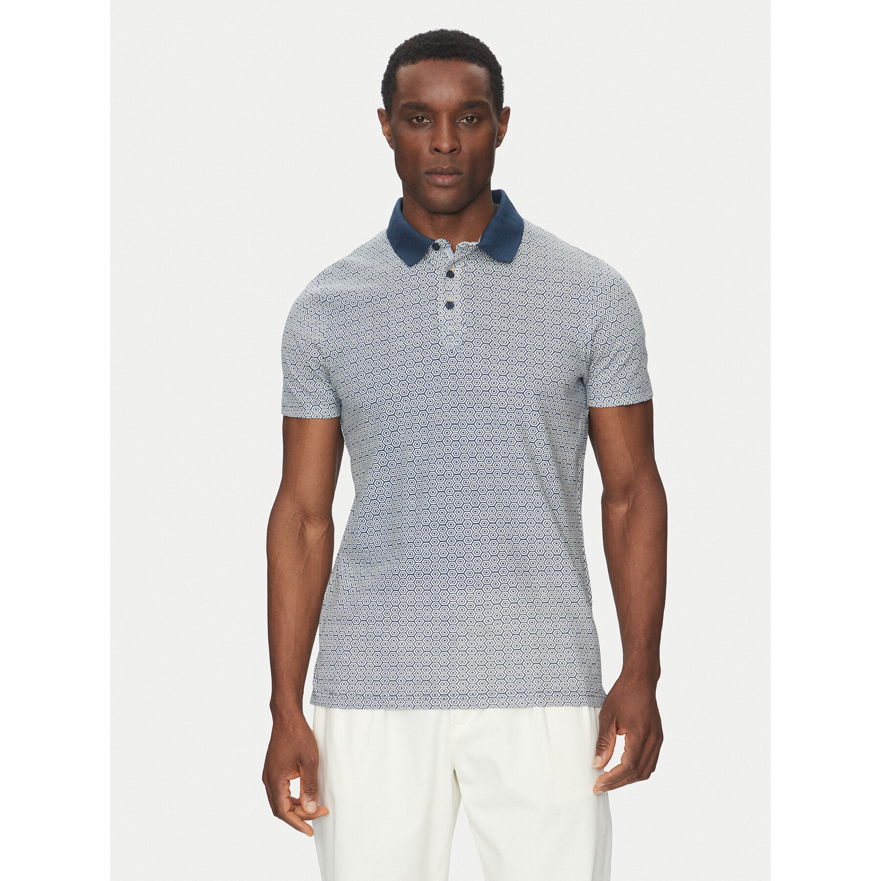 INDICODE INDICODE Polo Mauricus 41-046 Σκούρο μπλε Regular Fit