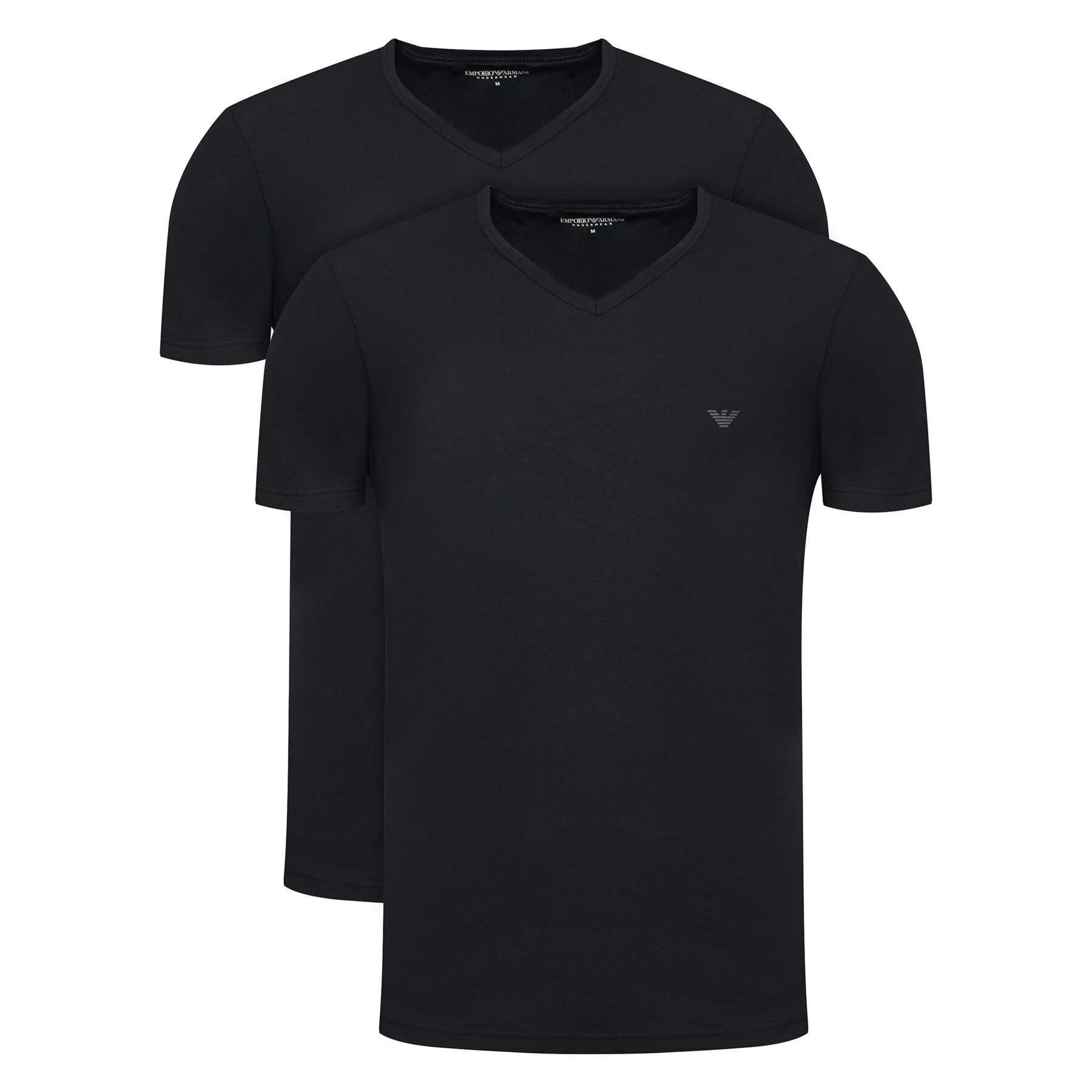 Emporio Armani Underwear Komplet t-shirt majic﻿ EM000392 AF14132 MC005 Črna Regular Fit