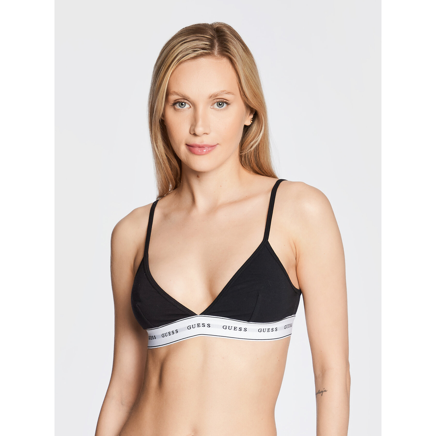 Guess Bralette melltartó Carrie O2BC02 KBBU1 Fekete