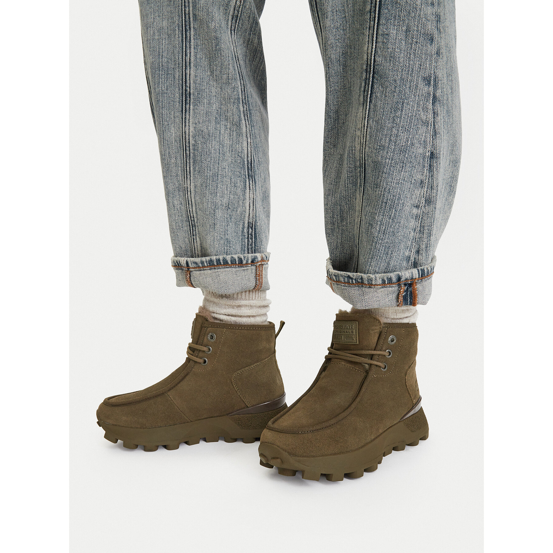 Gležnjarji G-Star Raw CEO-YSH25D02-5 Khaki