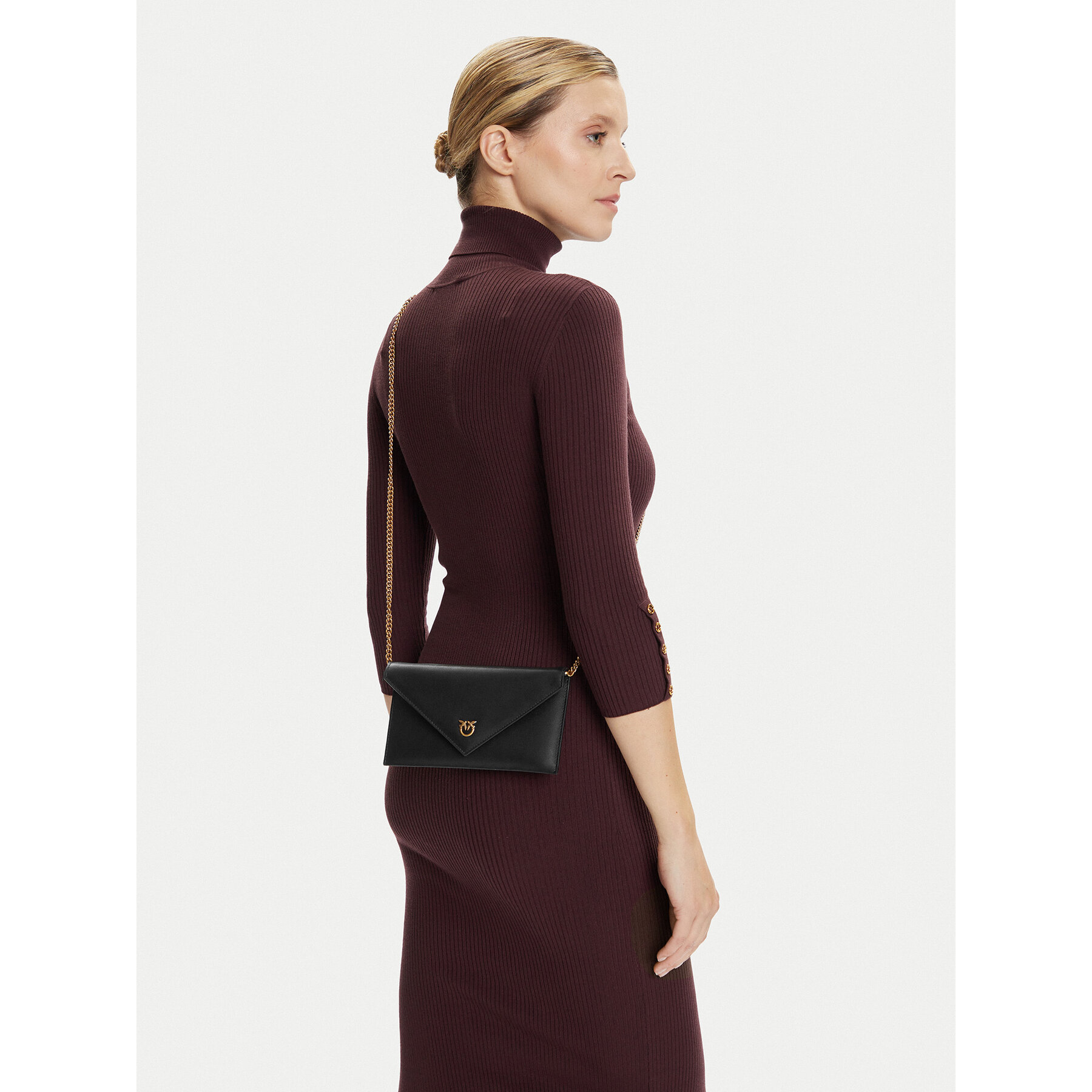 Τσάντα PINKO Flat Purse Mini AI 25-26 PCPL 105347 A0F1 Μαύρο