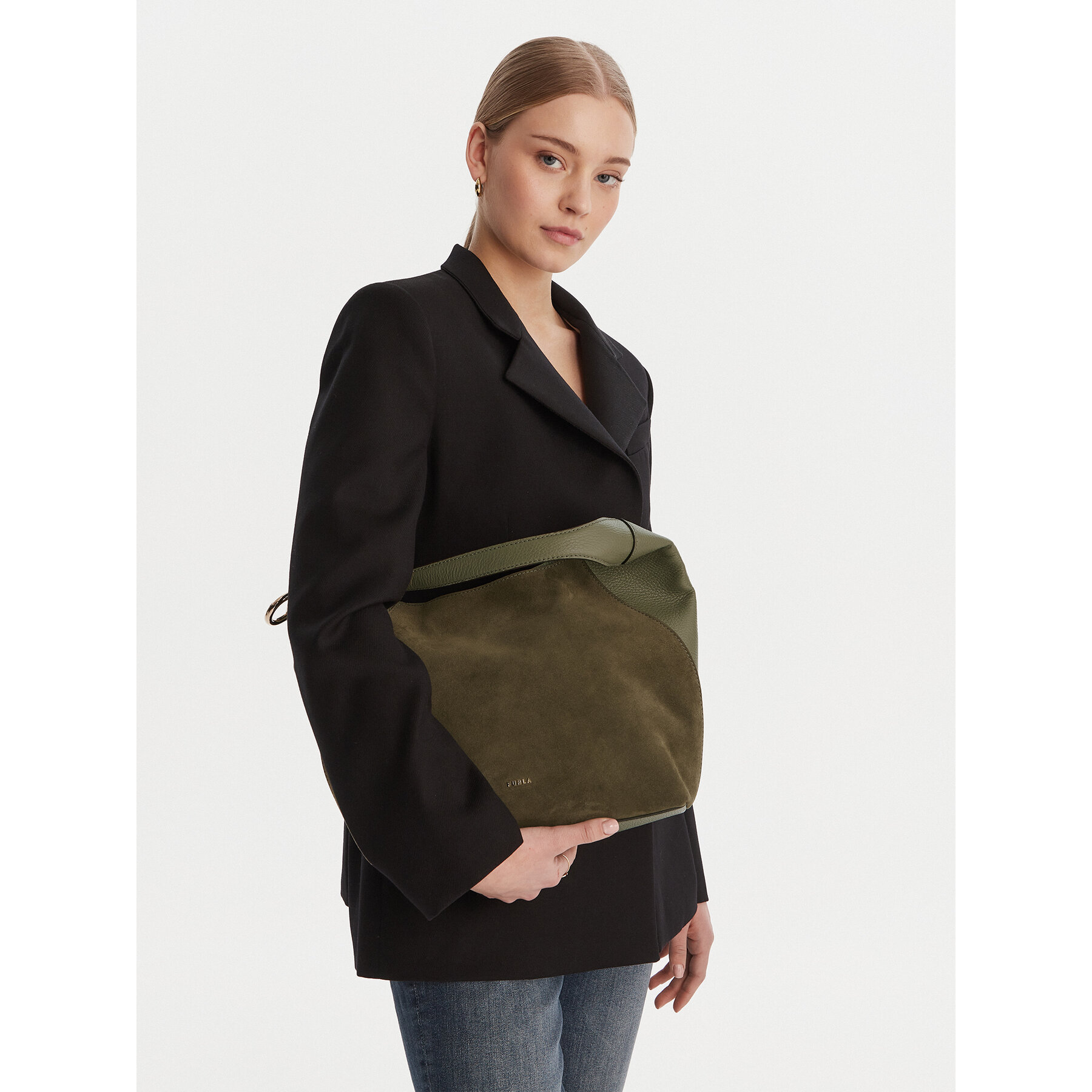 Geantă Furla Lara M WB01900 BX1895 BG 4554S Verde