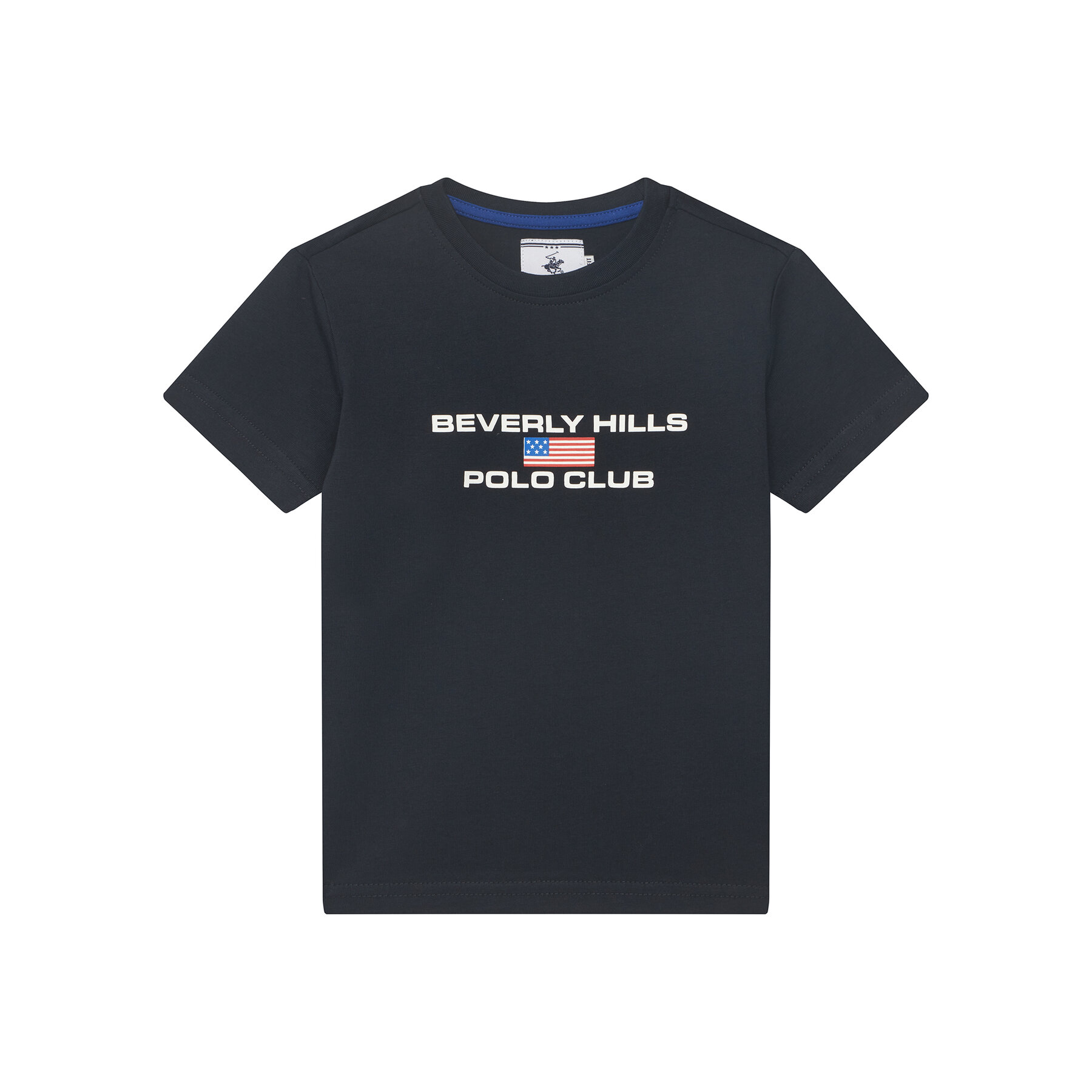Beverly Hills Polo Club T-Shirt P-SS26B-TS0132 Σκούρο μπλε Regular Fit