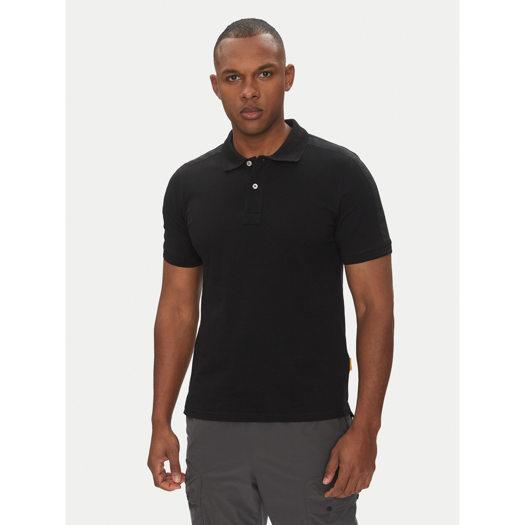 Parajumpers Polo Space 25SMPMPOXF06 Negro Regular Fit