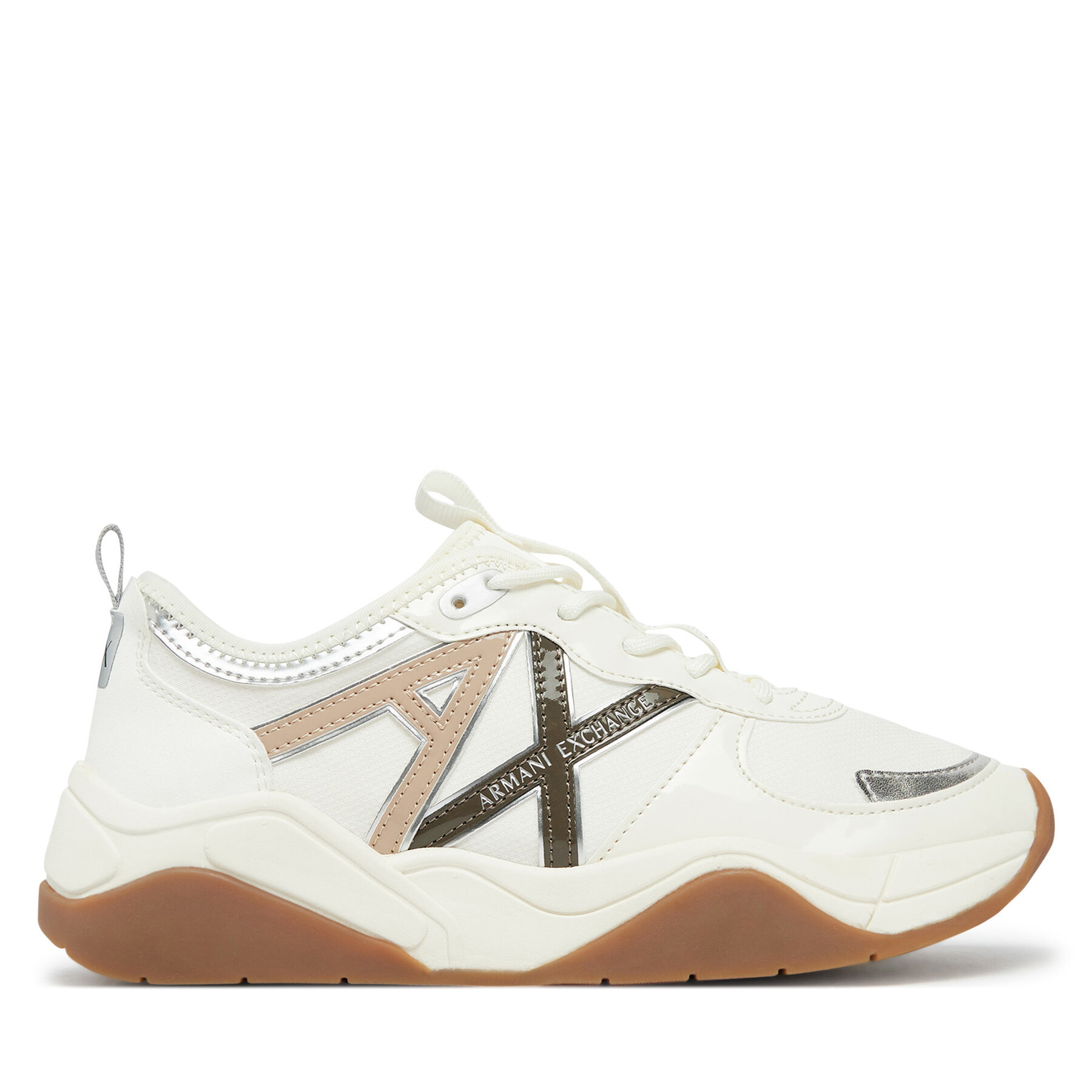 Sneakersy Armani Exchange XDX039 XV311 U423 Bílá