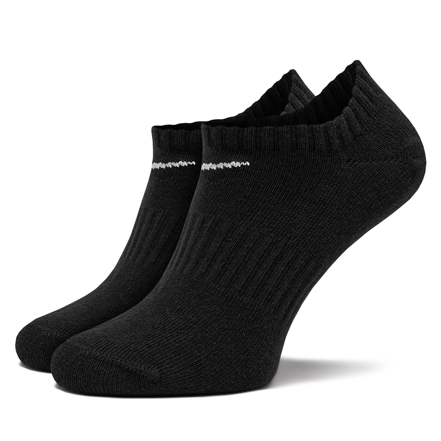 3 pares de calcetines tobilleros para hombre Nike SX7678 010 Negro