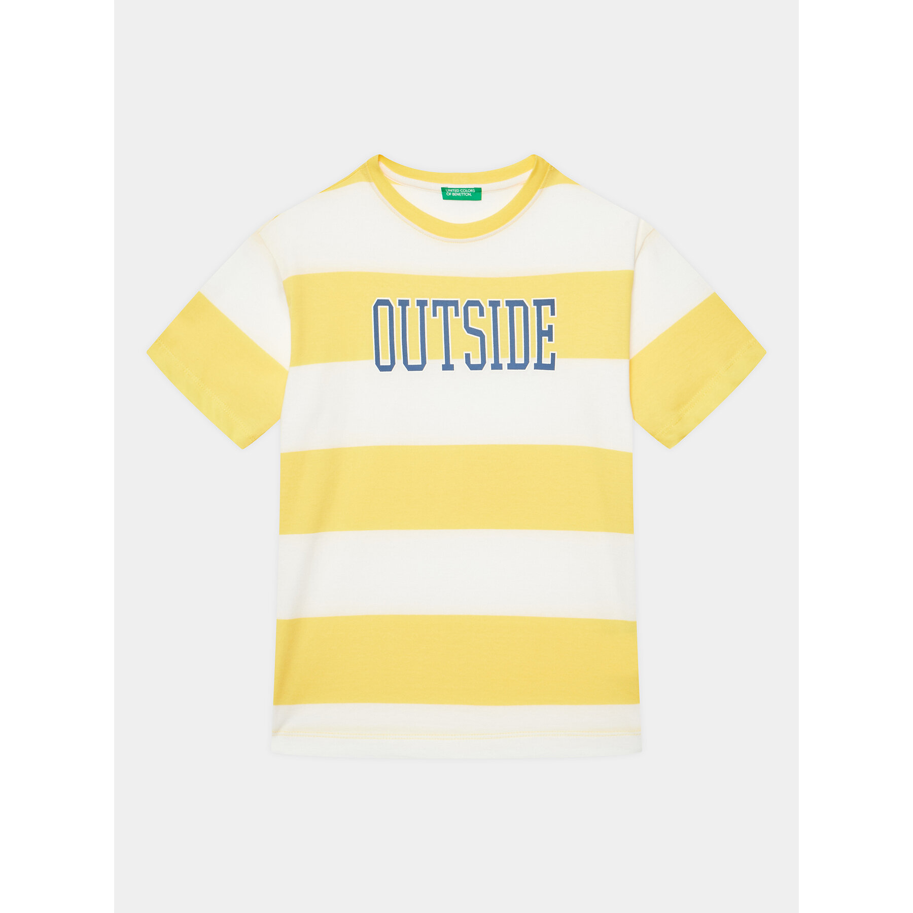 United Colors Of Benetton T-Shirt 3ZNBC10BN Κίτρινο Regular Fit