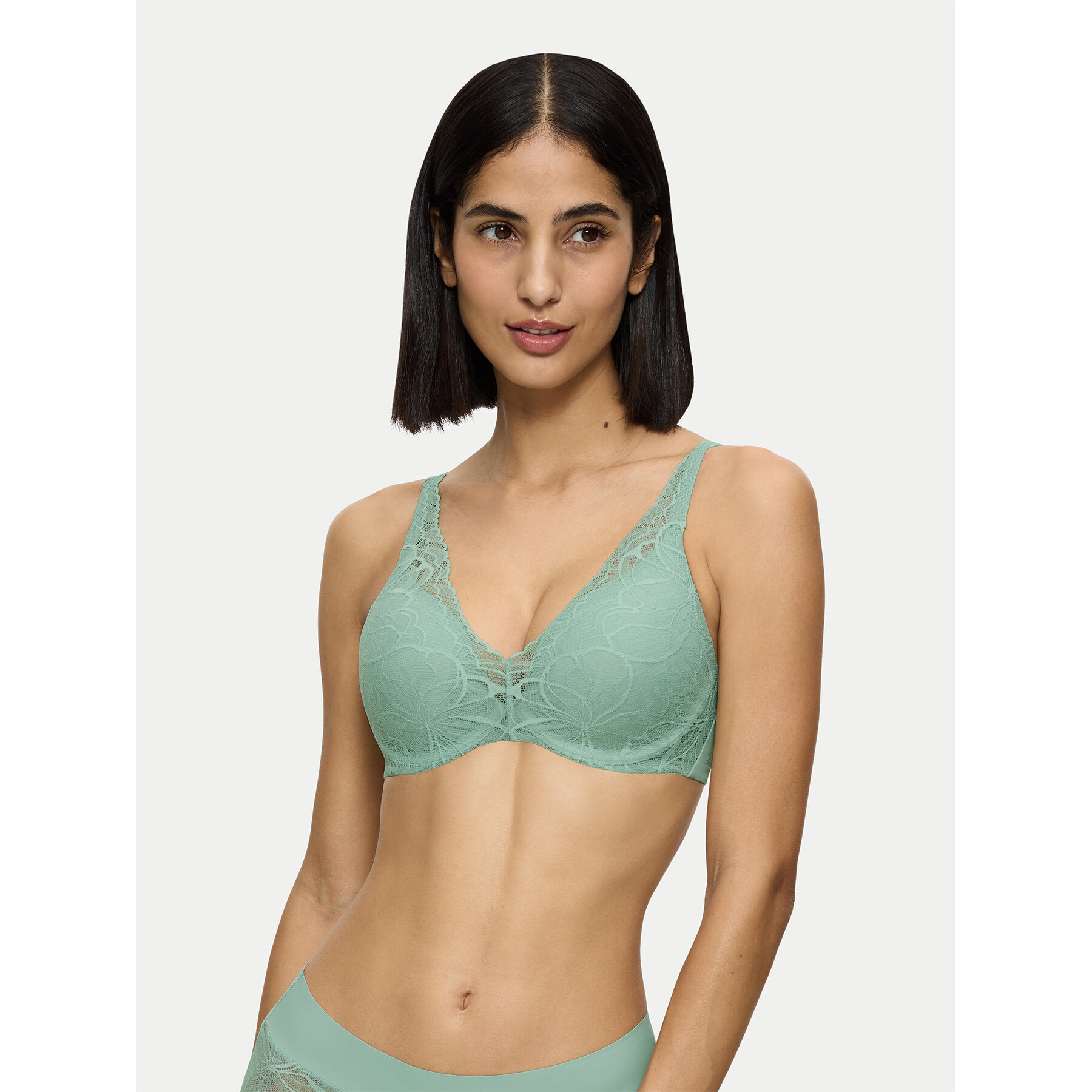 Triumph Σουτιέν με μπανέλα Illusion 10219710 Πράσινο