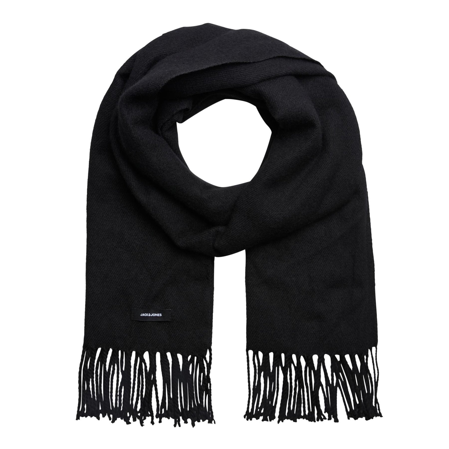 Męski Szalik Jack&Jones Czarny 12140332