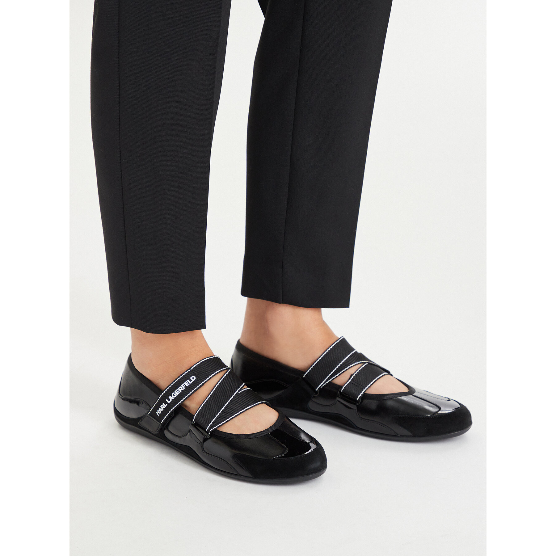 Balerini KARL LAGERFELD Altia KL66101 Negru