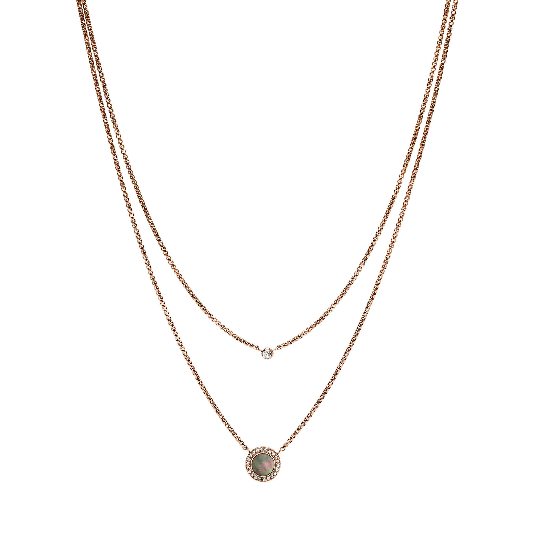 Colier Fossil Val JF02953791 Auriu