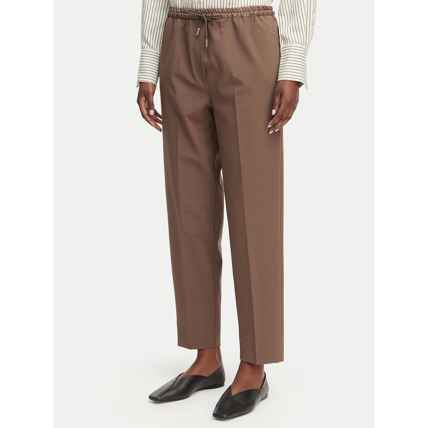 Marella Stoffhose Teso 2613131075 Braun Regular Fit