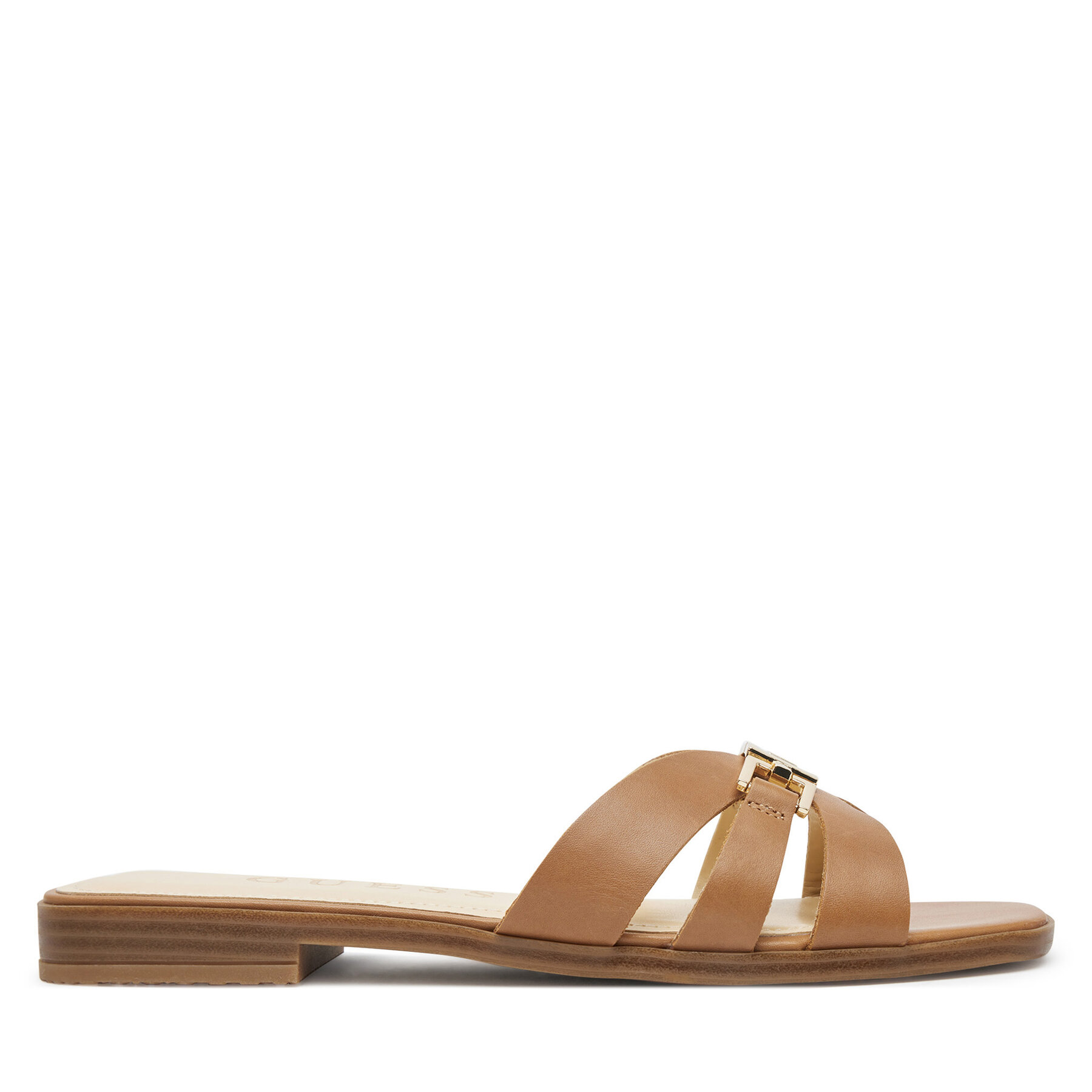 Guess Παντόφλες Guess FLJRLL LEA19 Καφέ