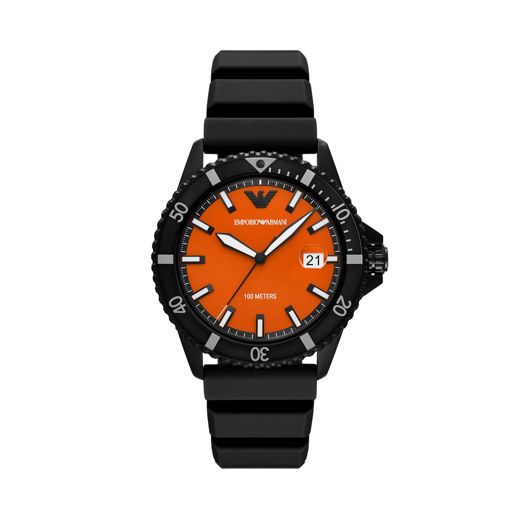 Hodinky Emporio Armani World Explorer AR11684 Čierna