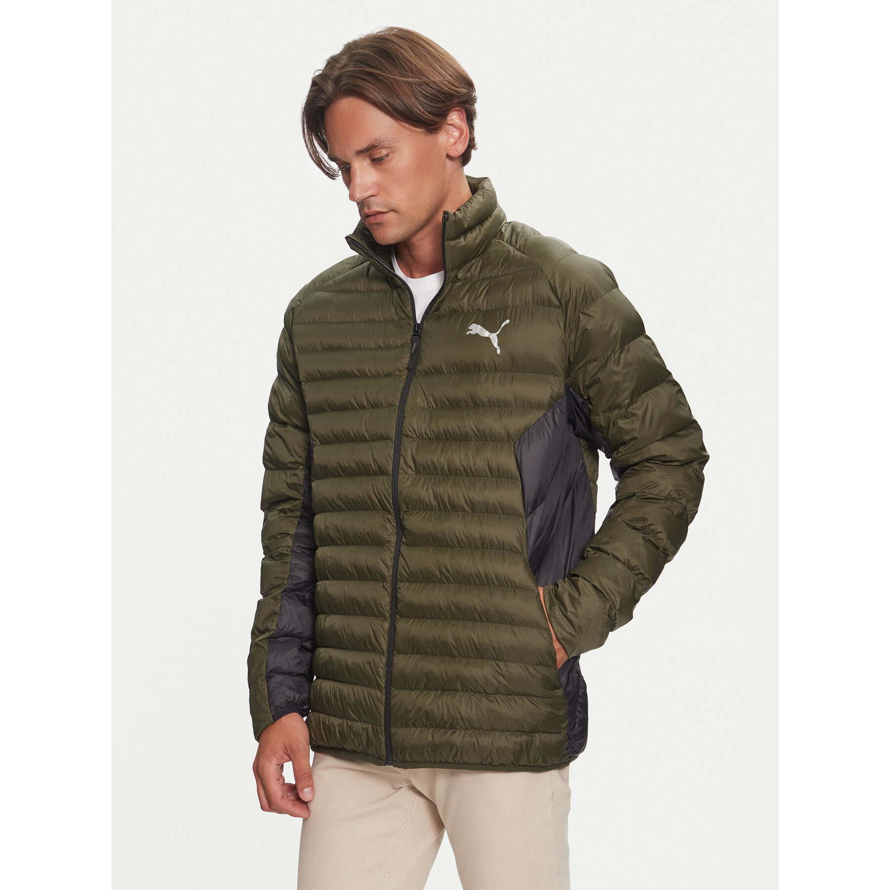 Puma Winterjacke PackLITE 849356 Grün Slim Fit