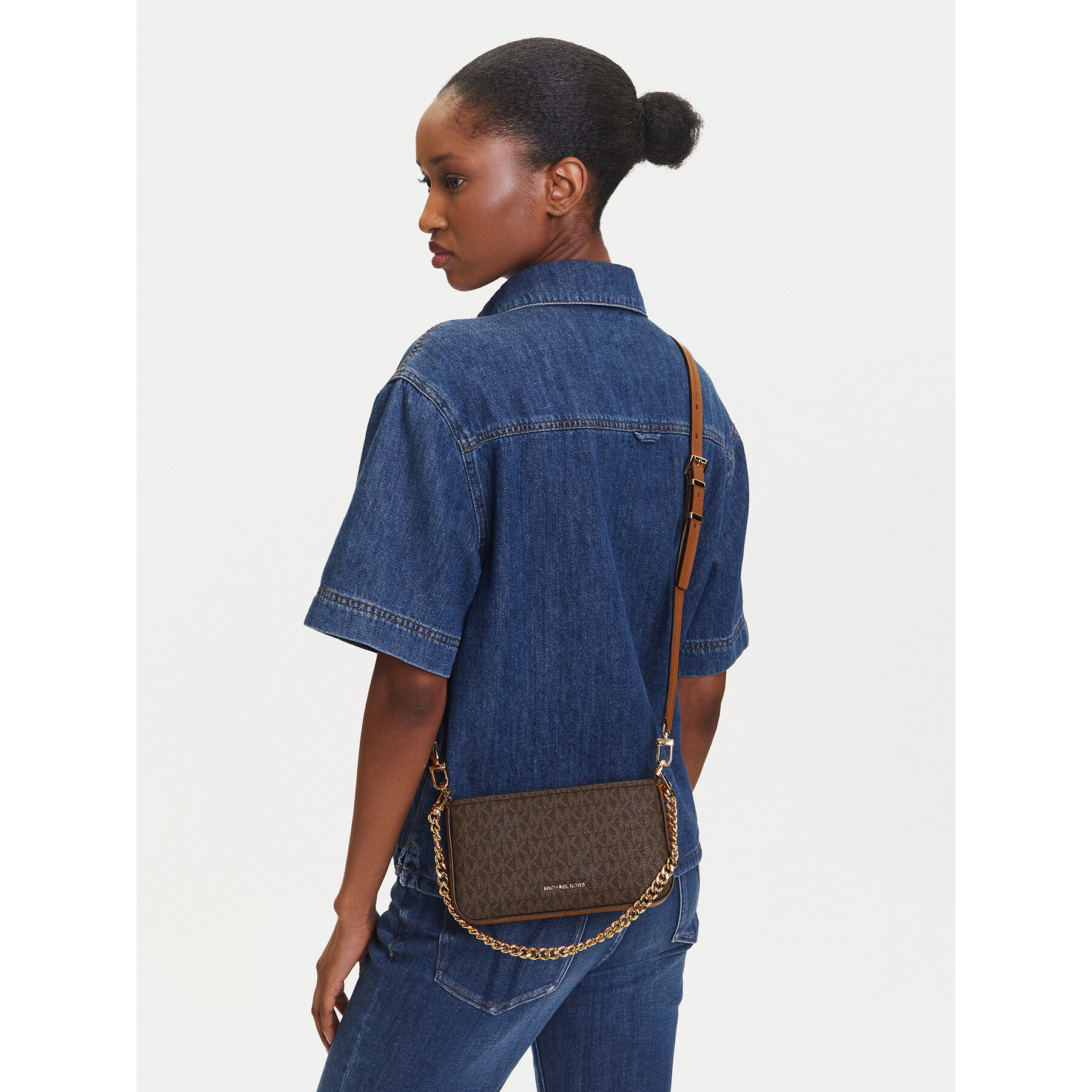 Geantă MICHAEL Michael Kors Bryant Small 32S5GYTU0B Maro
