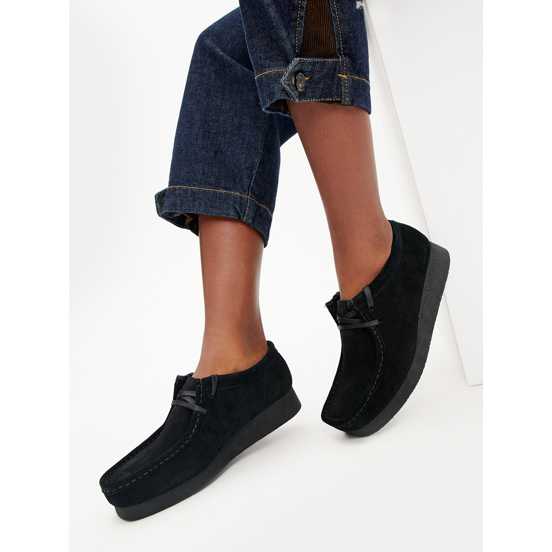 Pantofi Clarks Wallabee Evo Sh 26174746 Negru