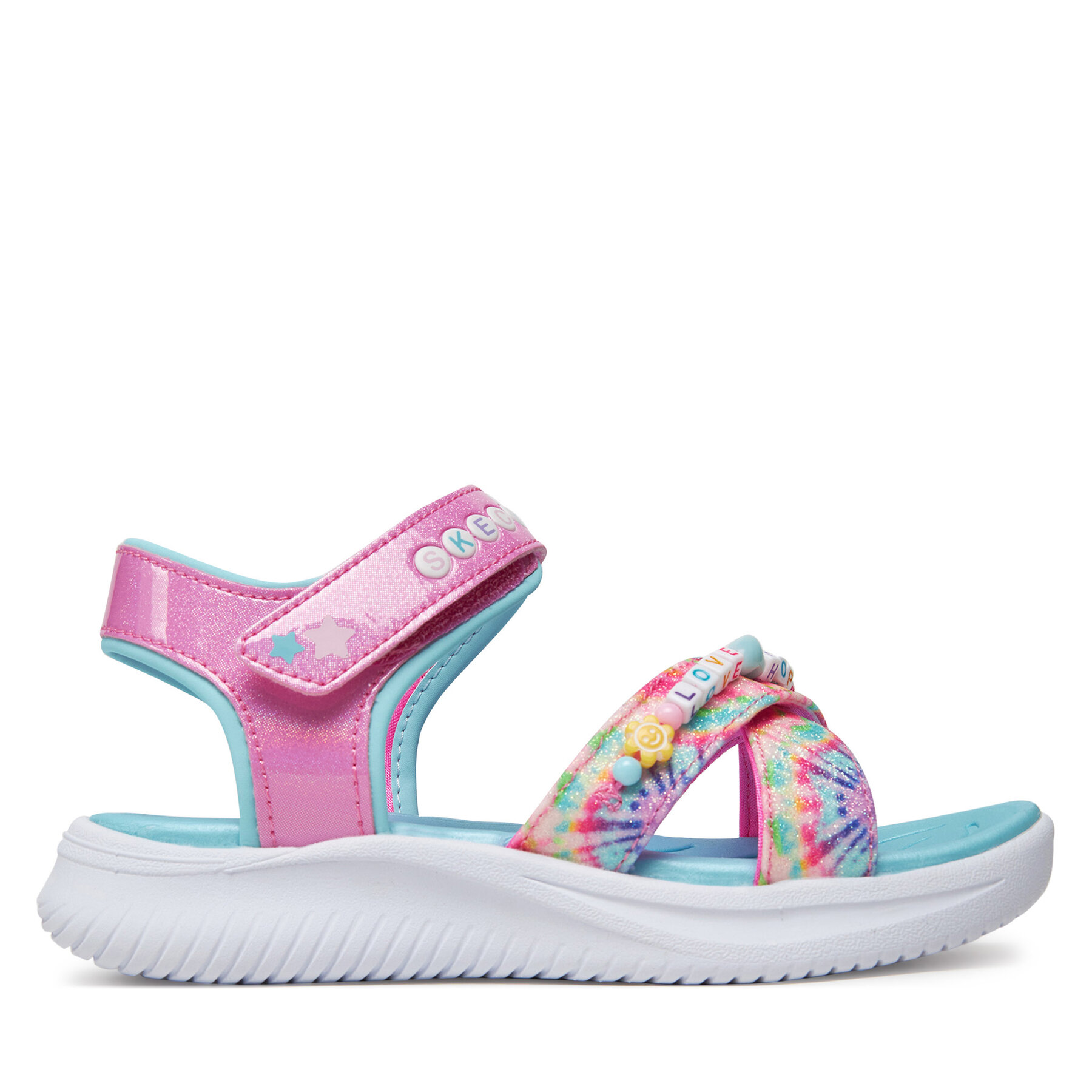 Sandále Skechers Jumpsters Sandal-Tie Dye Bffs 303045L/PKMT Ružová