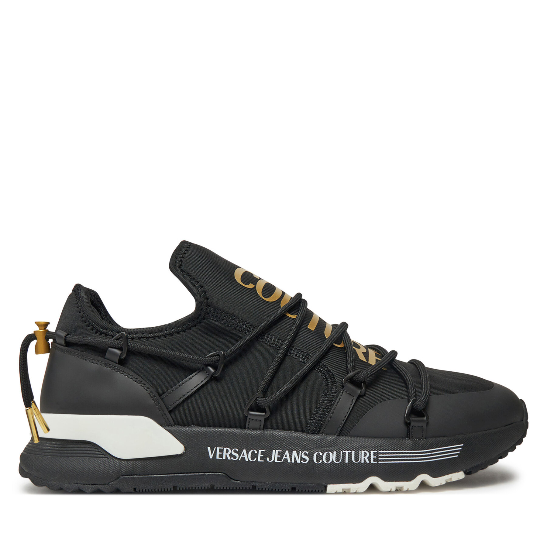 Herren Sneakers Versace Jeans Couture, Schuhgröße 42, Schwarz, Dynamiic 77YA3SA6