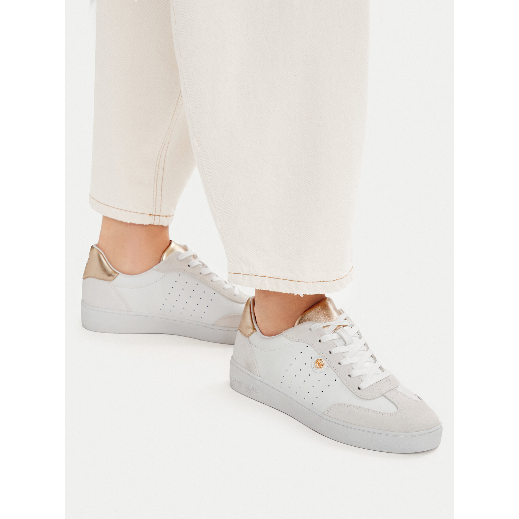 Αθλητικά MICHAEL Michael Kors 43F4SCFS2L Λευκό