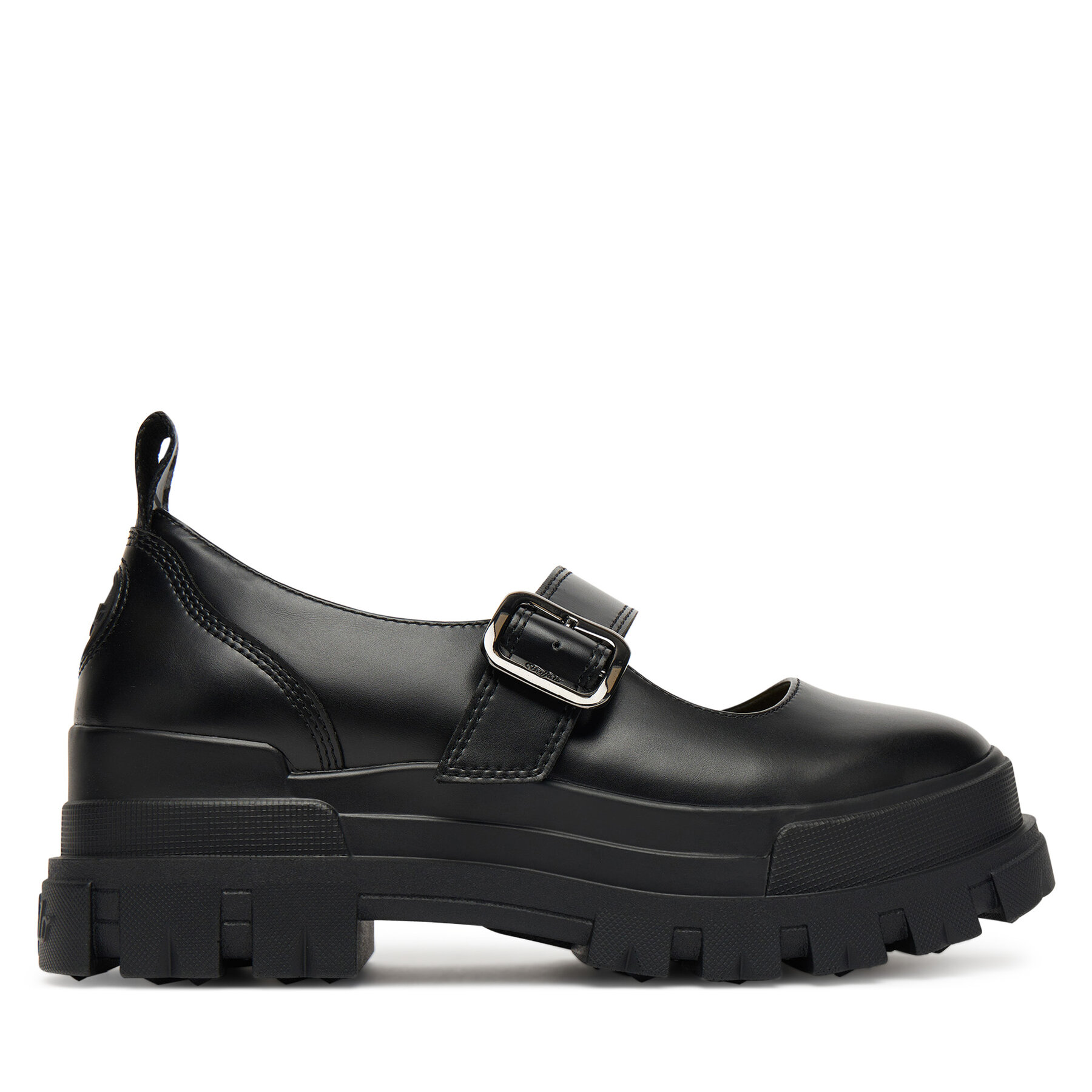 Pantofi Buffalo Aspha Loafer Buckle Os 1620046 Negru