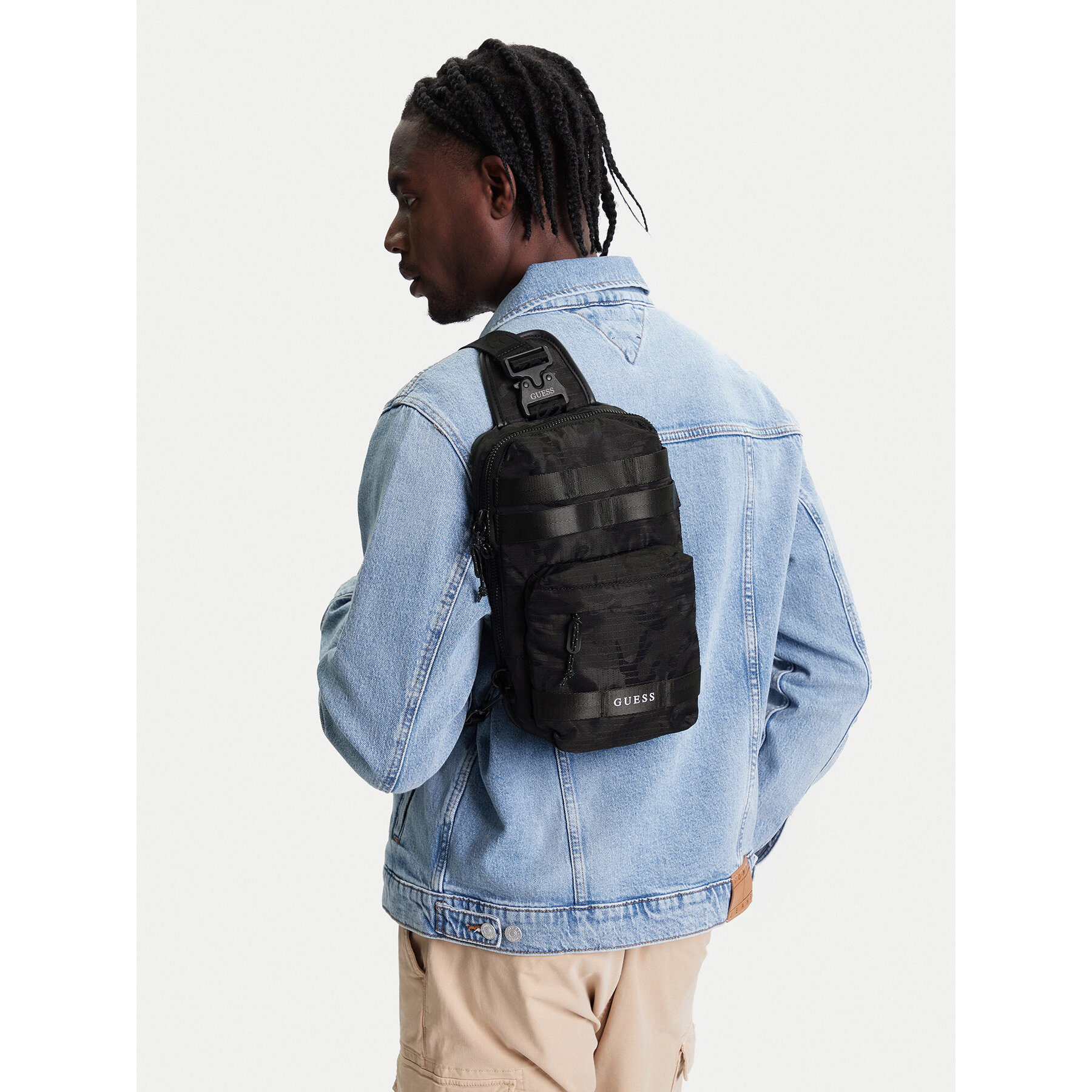 Раница Guess HMASNC P5326 Черен