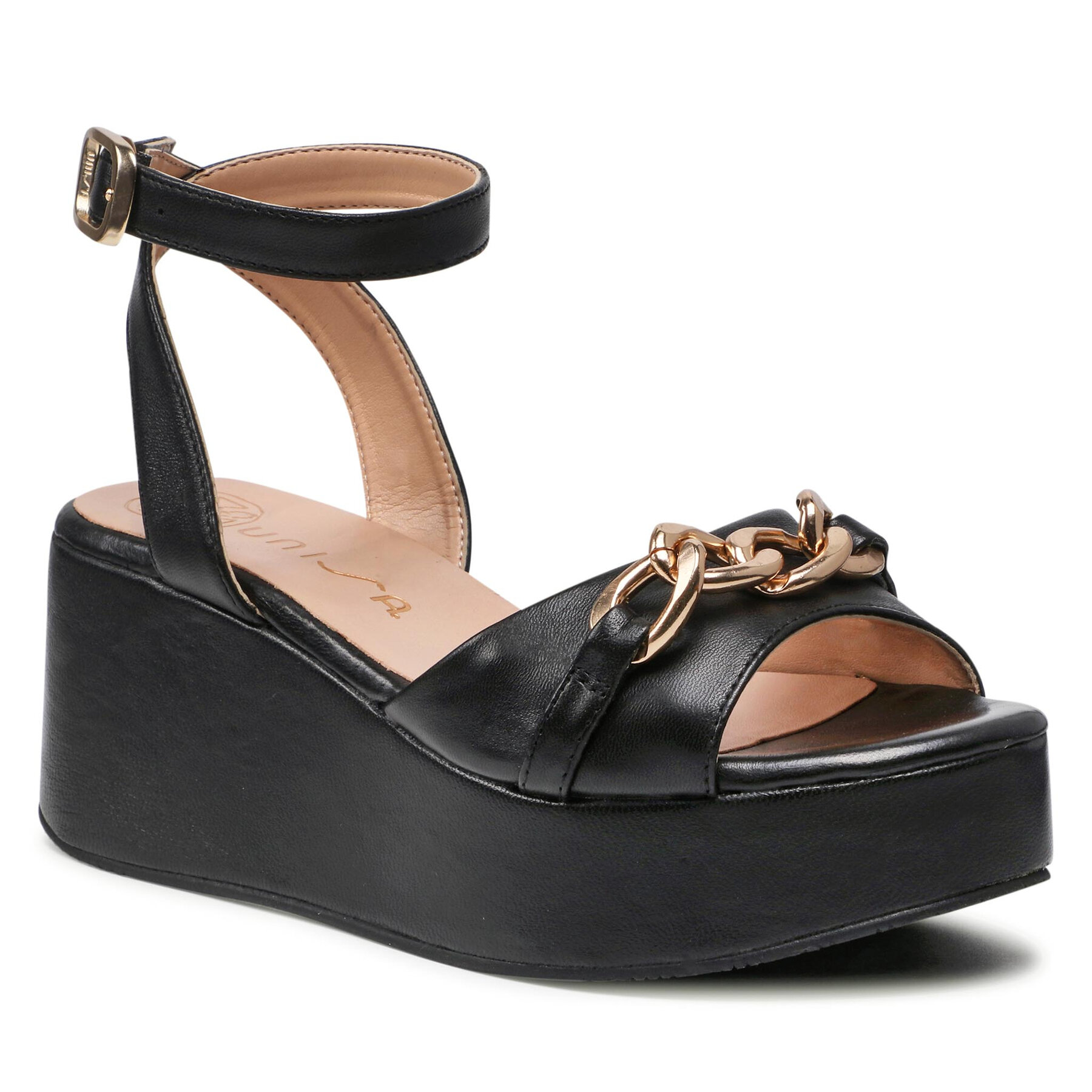 Sandale Unisa Leopol Ns Black