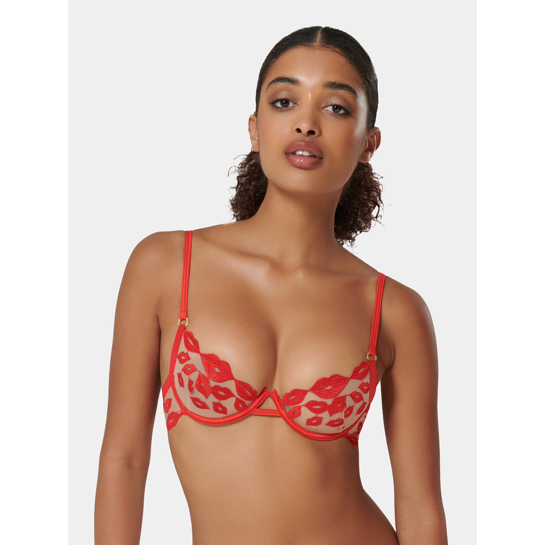 Bluebella Σουτιέν με μπανέλα Marian 42226 Κόκκινο