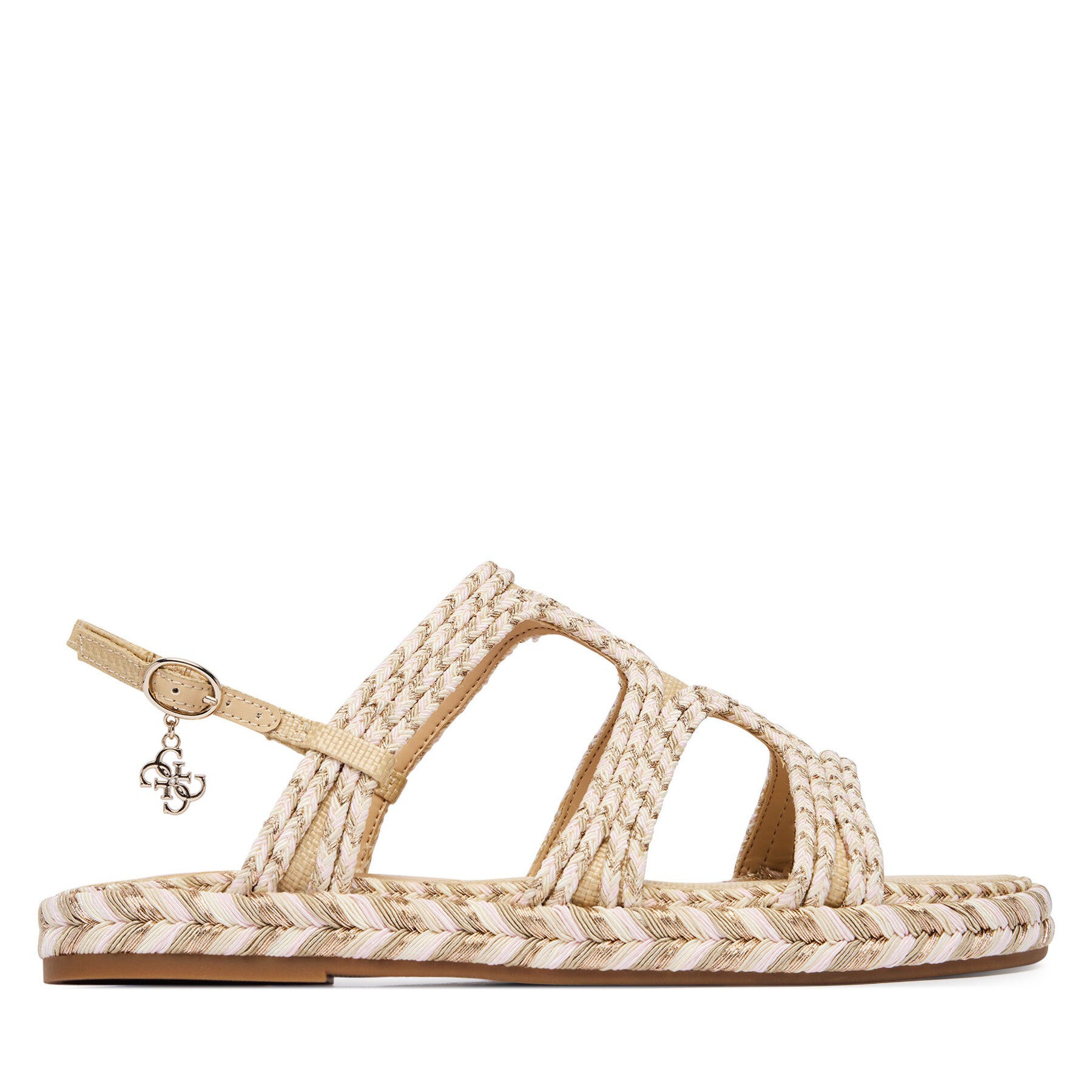 Sandali Guess FLJKLR FAP03 Svetlo bež