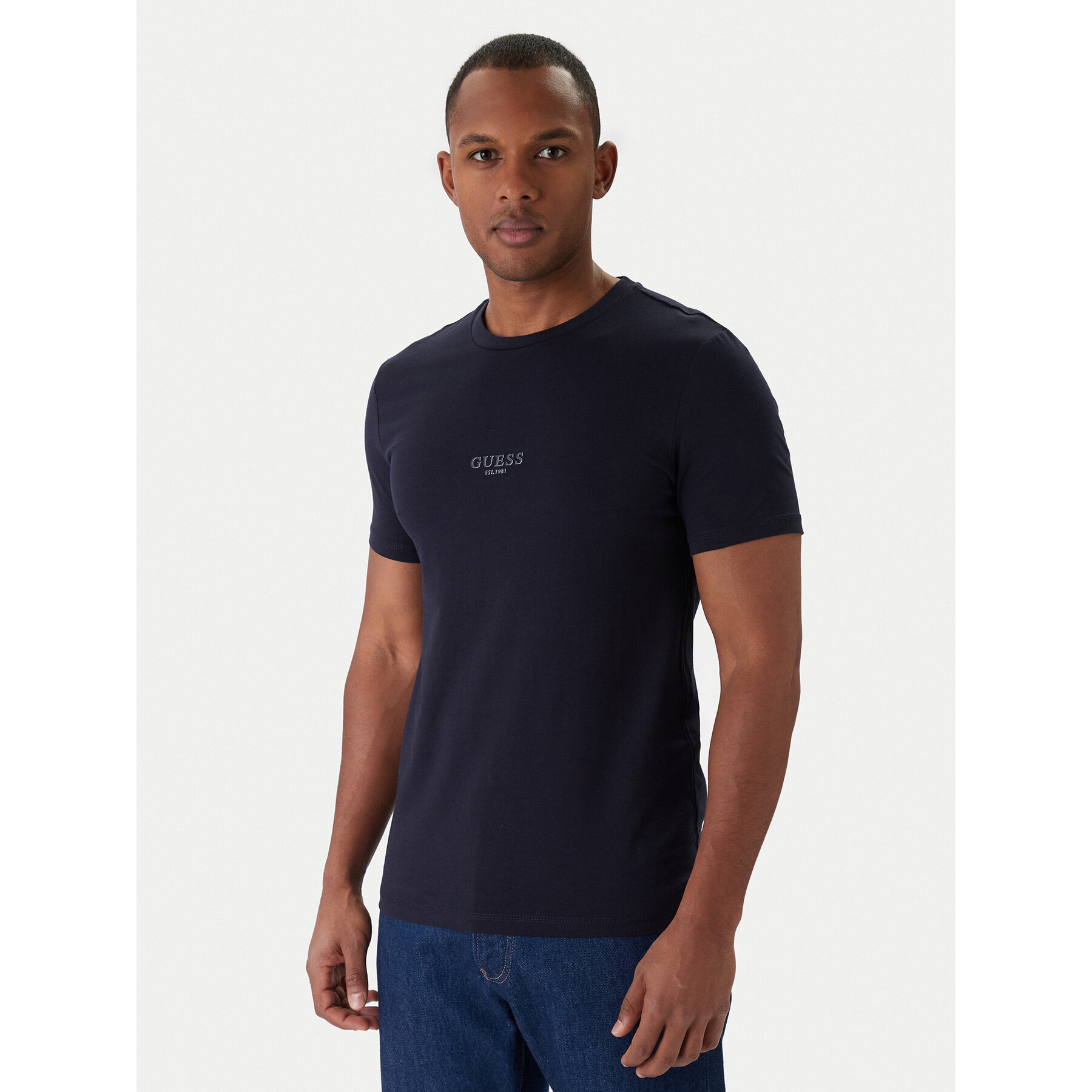 Guess Póló M2YI72 I3Z14 Sötétkék Slim Fit