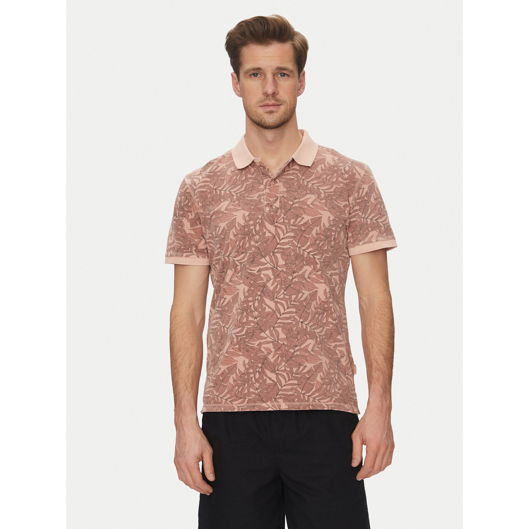 Blend Polo marškinėliai 20718251 Rožinė Regular Fit