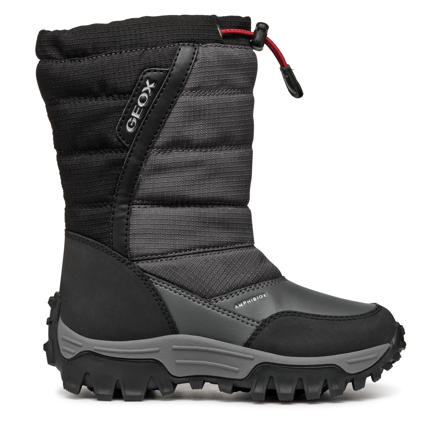 Sněhule Geox J Himalaya Boy B Abx J26FRA 0FU54 C9211 M Šedá
