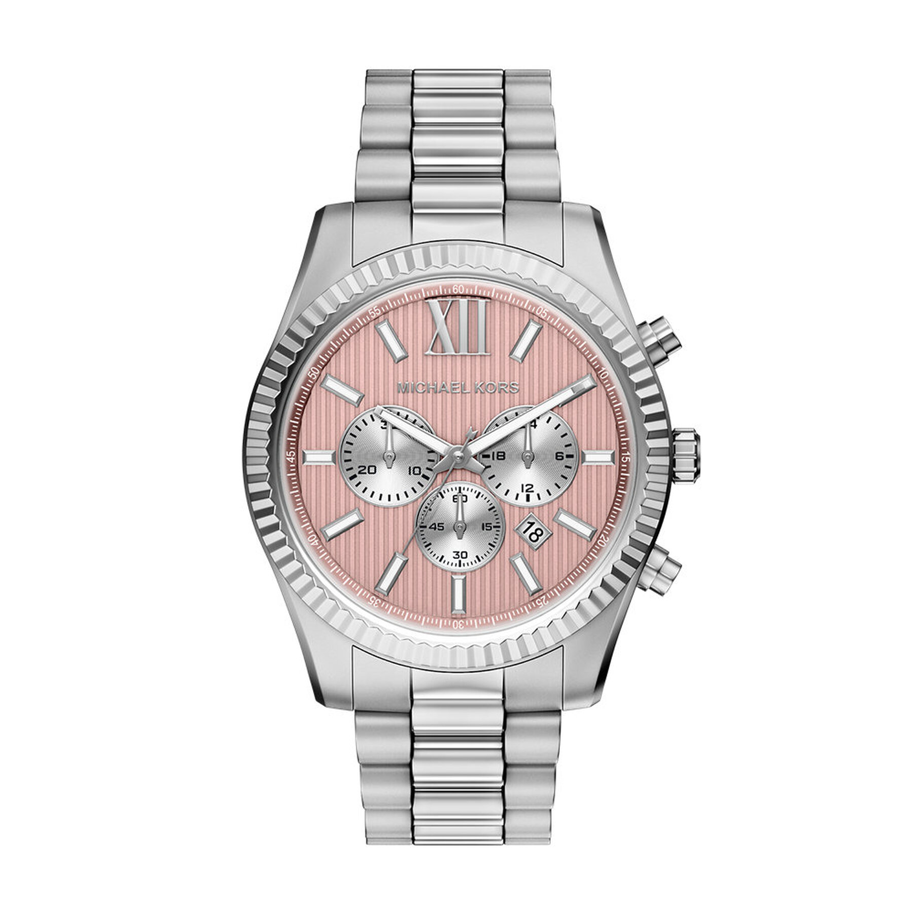 Orologio Michael Kors Lexington Man Chrono MK9247 Argento