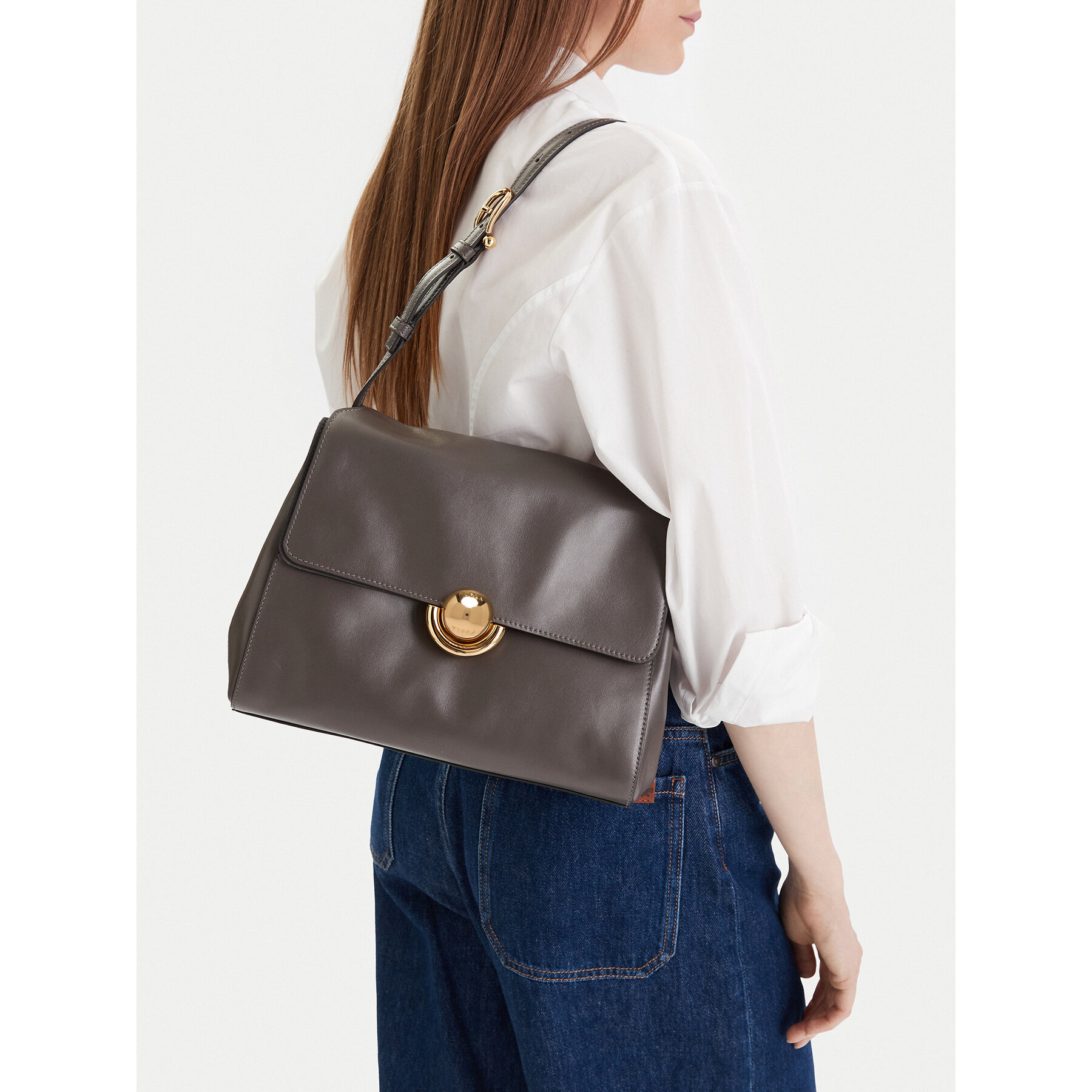 Táska Furla Domus S WB01862 BX4185 IT 4283S 1002 Szürke