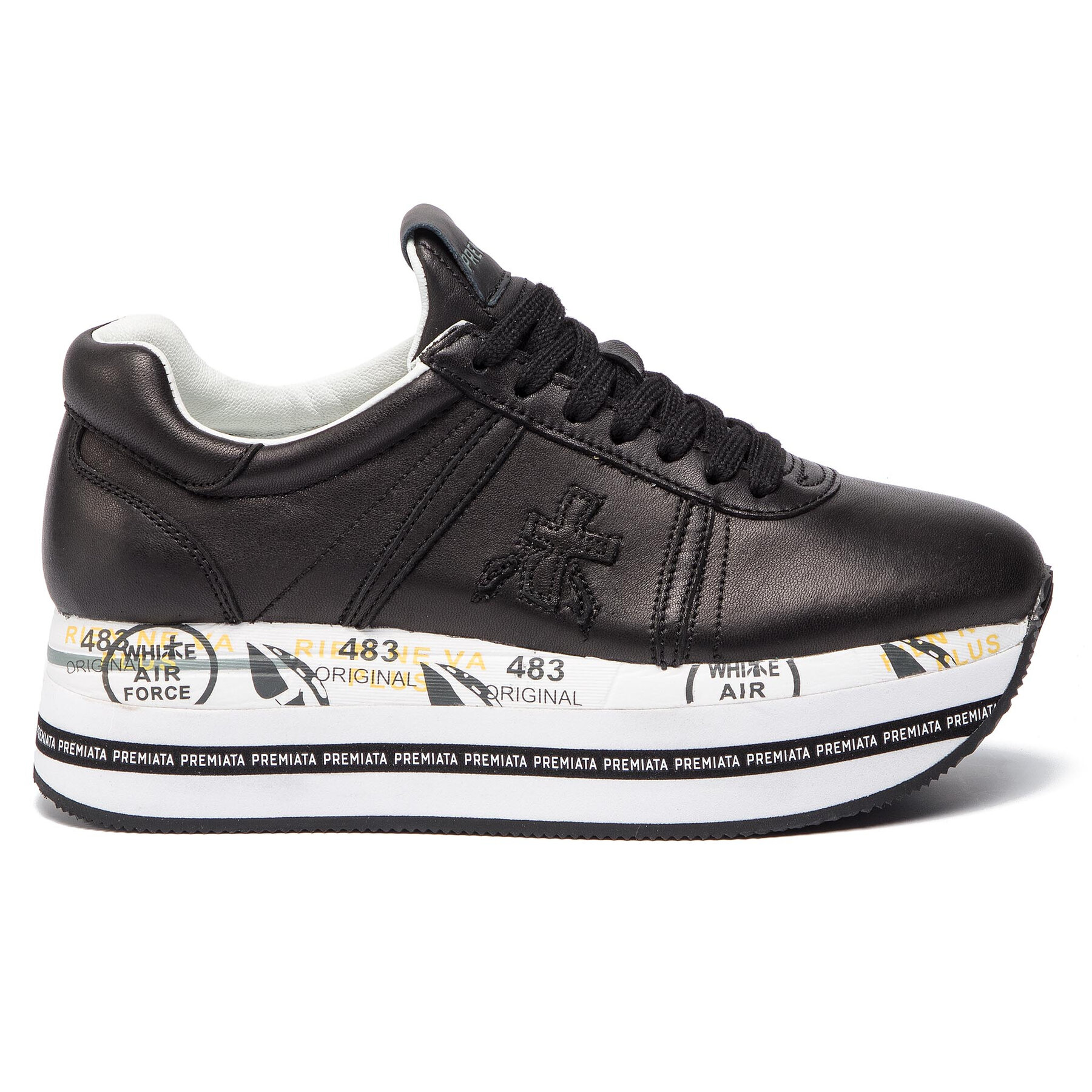 Sneakersy Premiata Beth 3873 Čierna