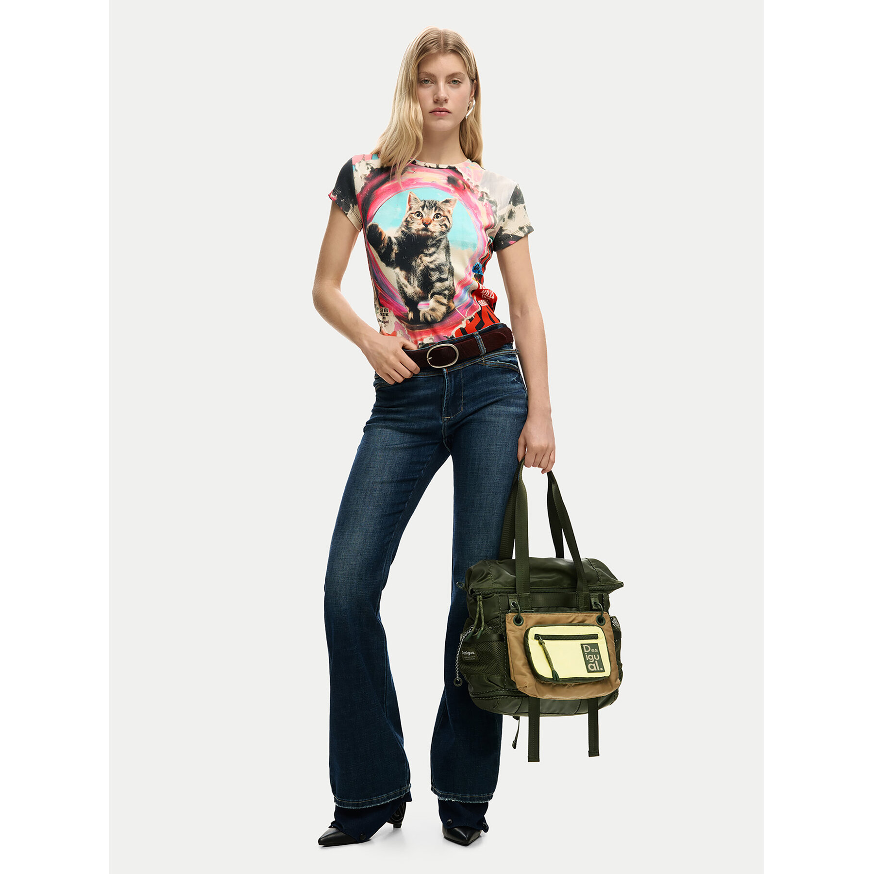 Раница Desigual 26SAKY06 Каки