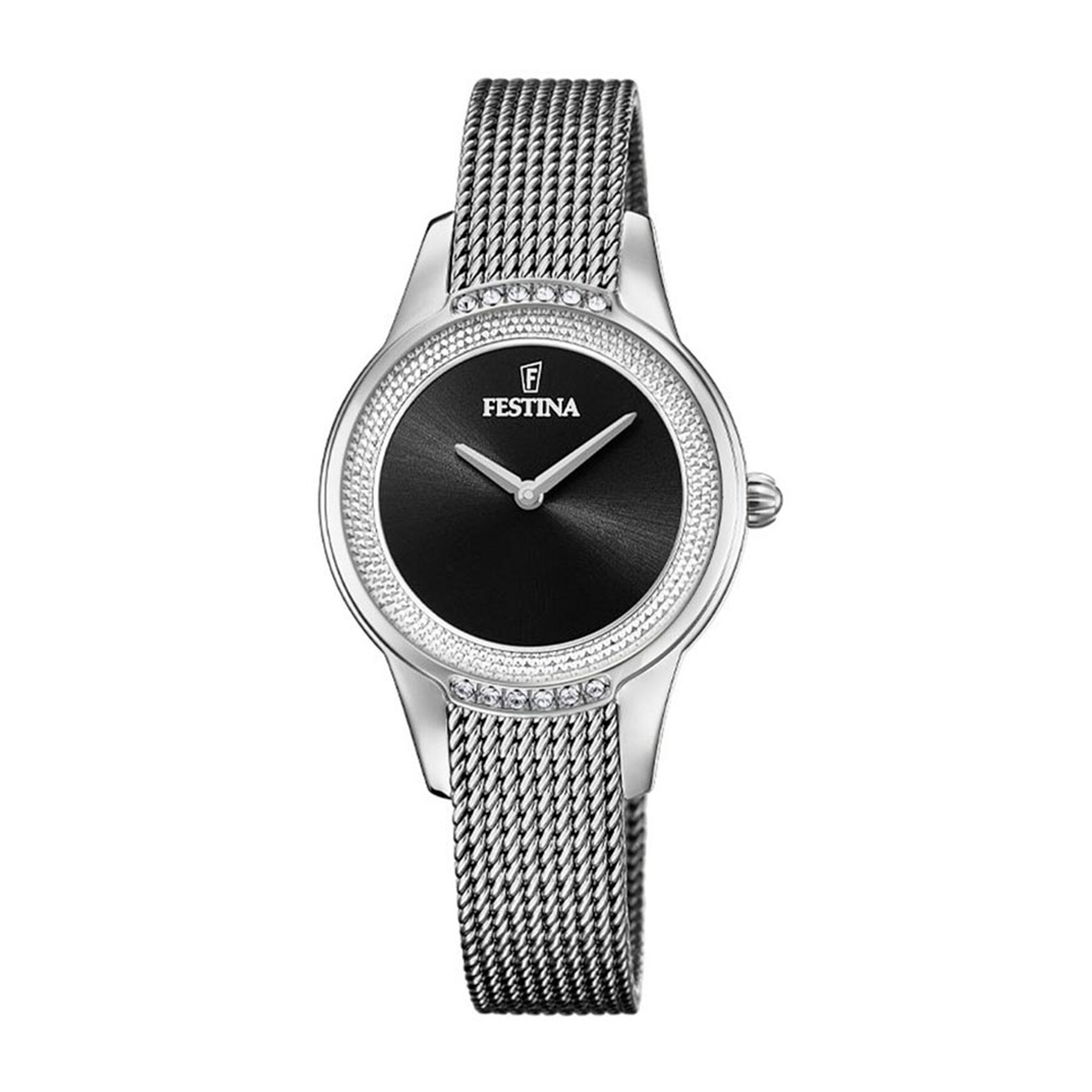

Годинник Festina Swarovski 20494/3 Silver/Black, Срібний