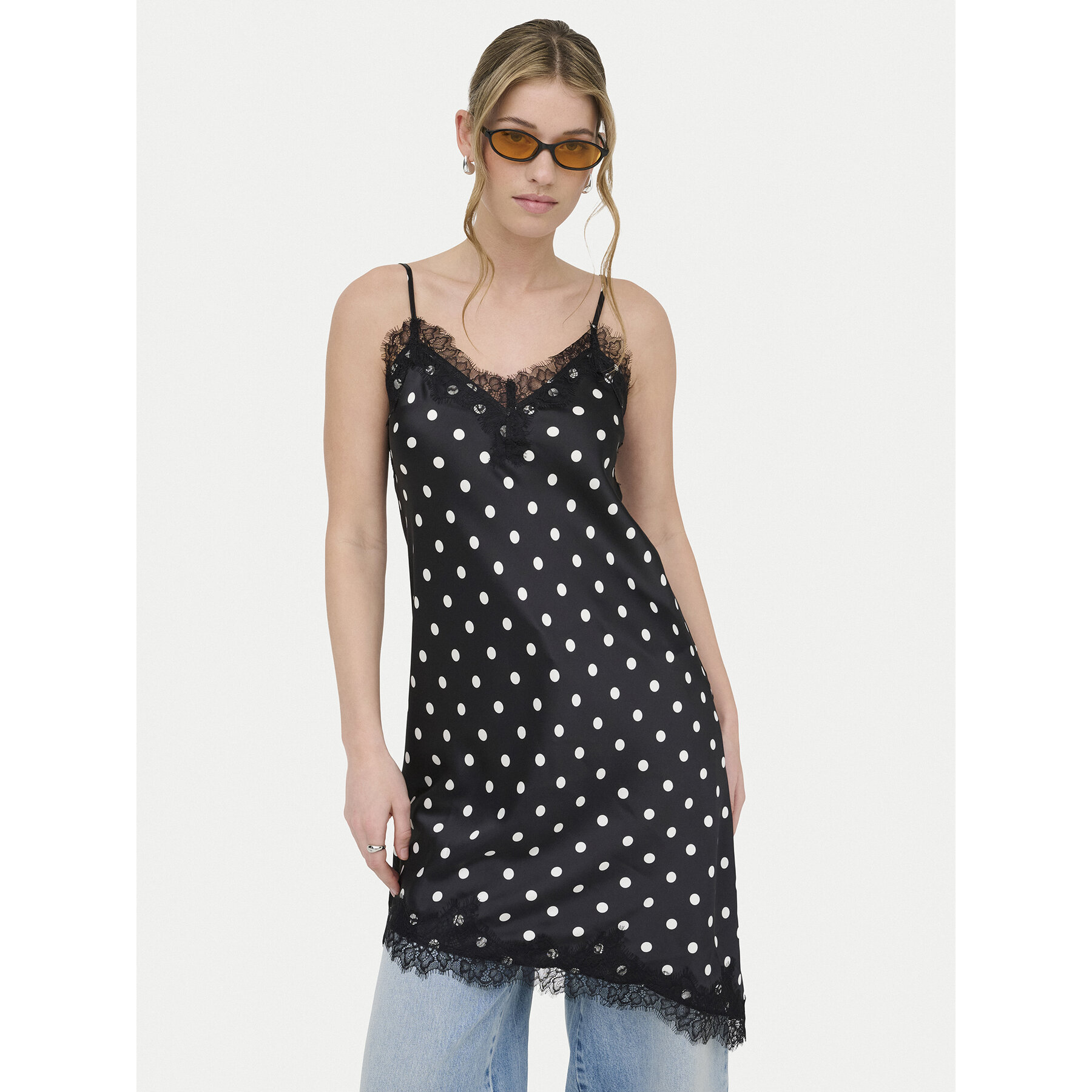 ONLY Kleid für den Alltag Bella 15380521 Schwarz Regular Fit