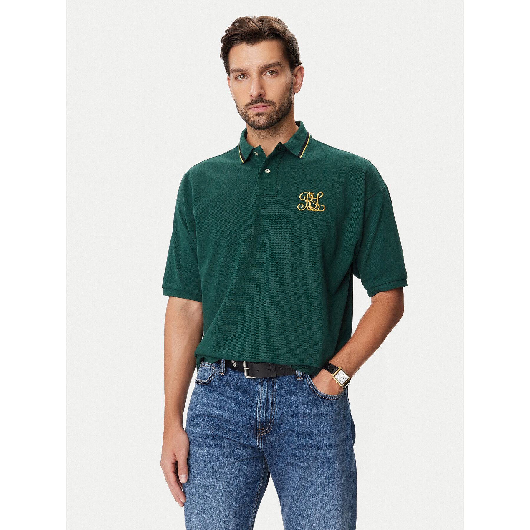 Polo Ralph Lauren Poloshirt 710B28617001 Grün Regular Fit