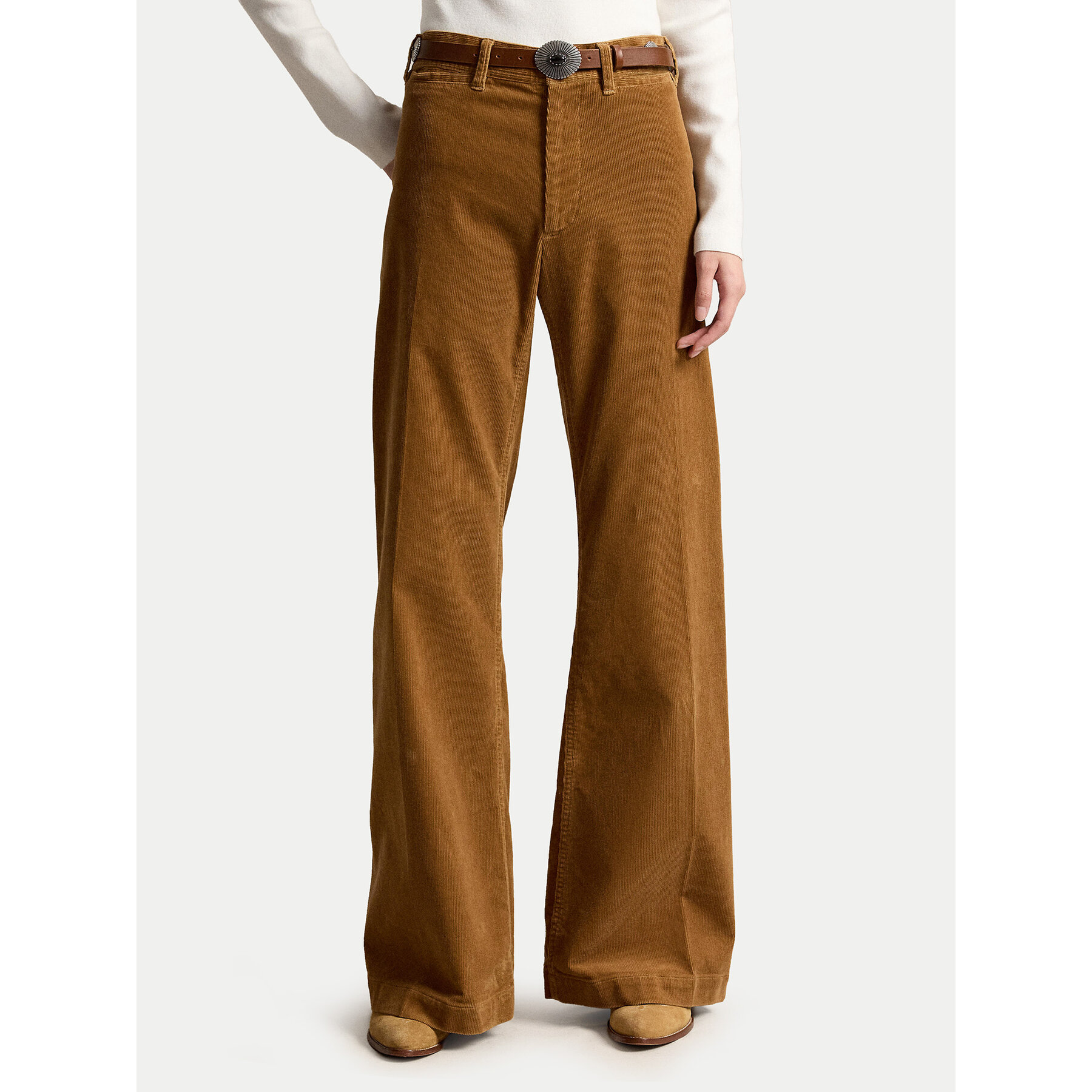 Polo Ralph Lauren Stoffhose 211B17556002 Hellbraun Flare Fit