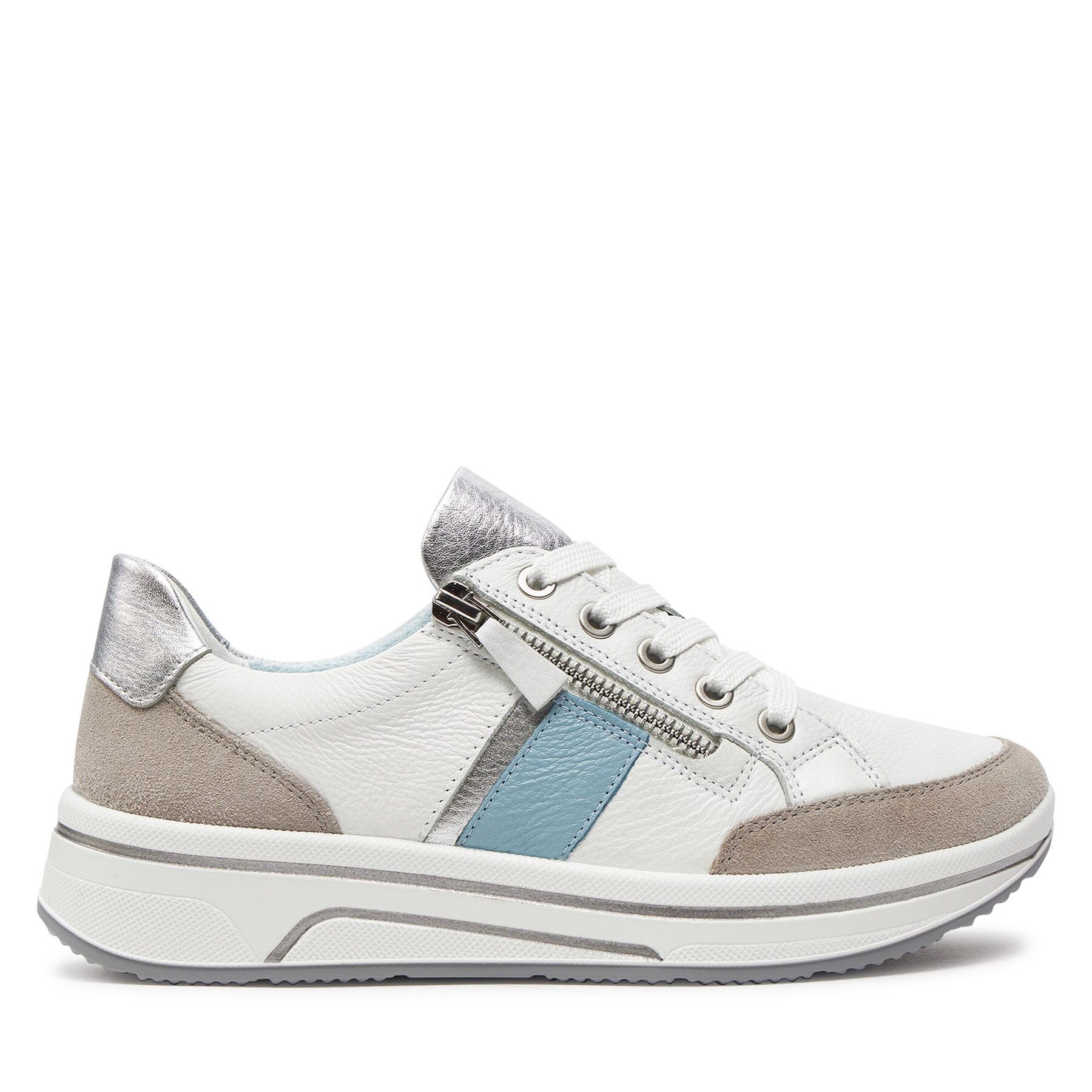Damen Sneakers Ara, Schuhgröße 36, Weiß, Sapporo 12-27534-04